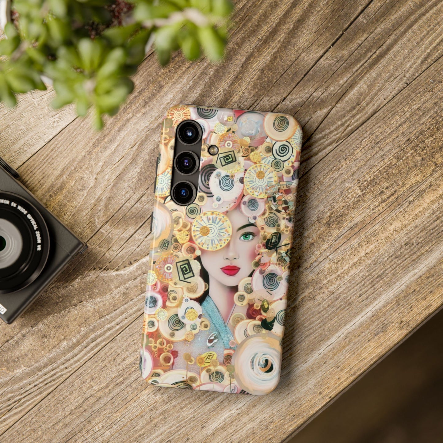Phone Case - Persian Art Inspired Beautiful Girl Design