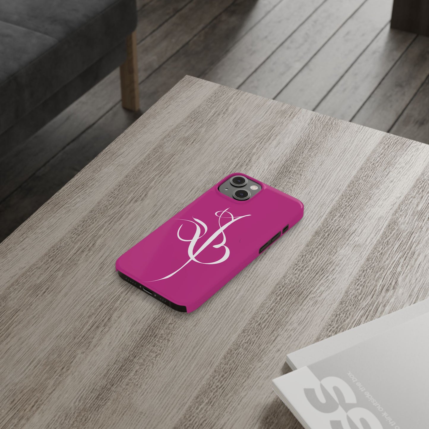 Modern Calligraphy Slim Phone Case -Eshgh (LOVE)
