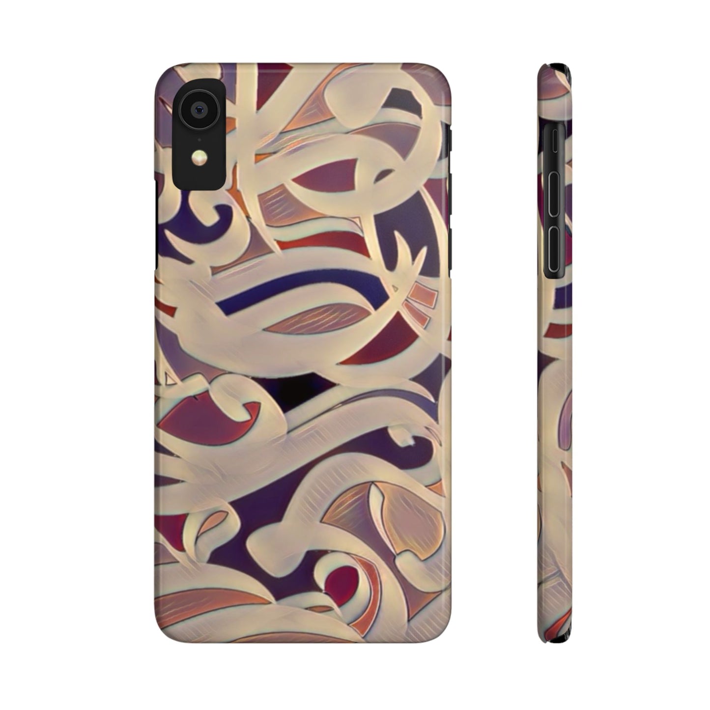 ' Modern Art Slim Phone Case -LOVE