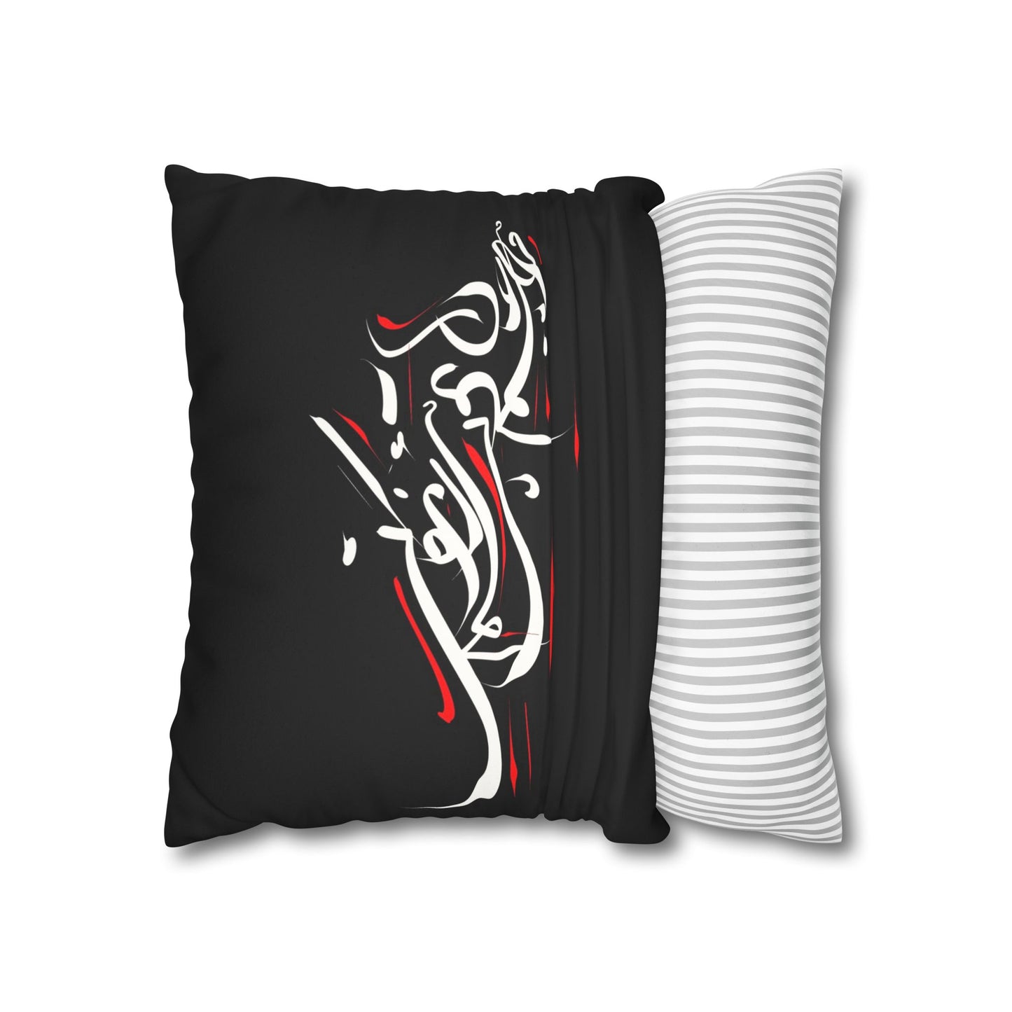 Modern Calligraphy Faux Suede Pillowcase - Home Design
