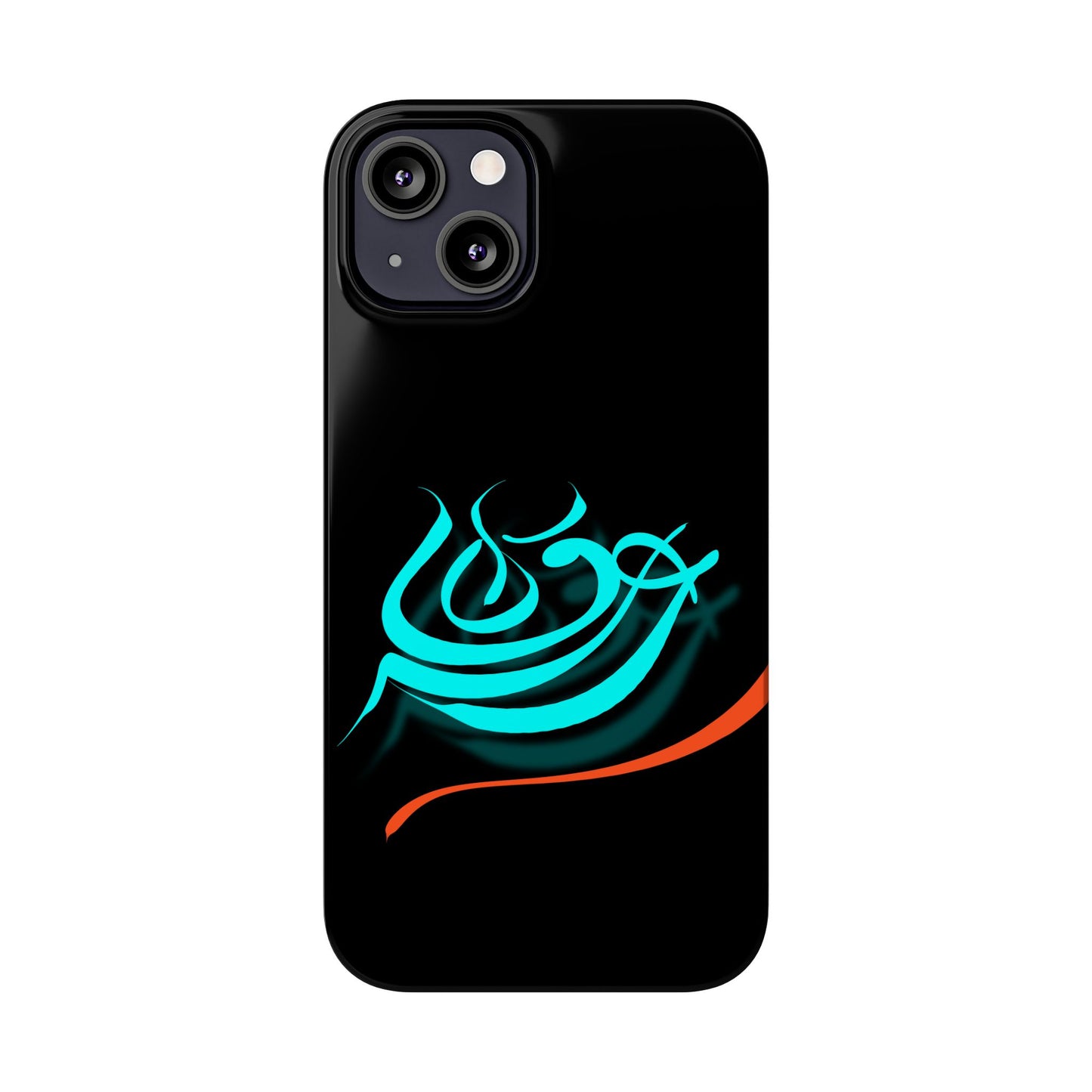 ' Modern Art Slim Phone Case -LOVE