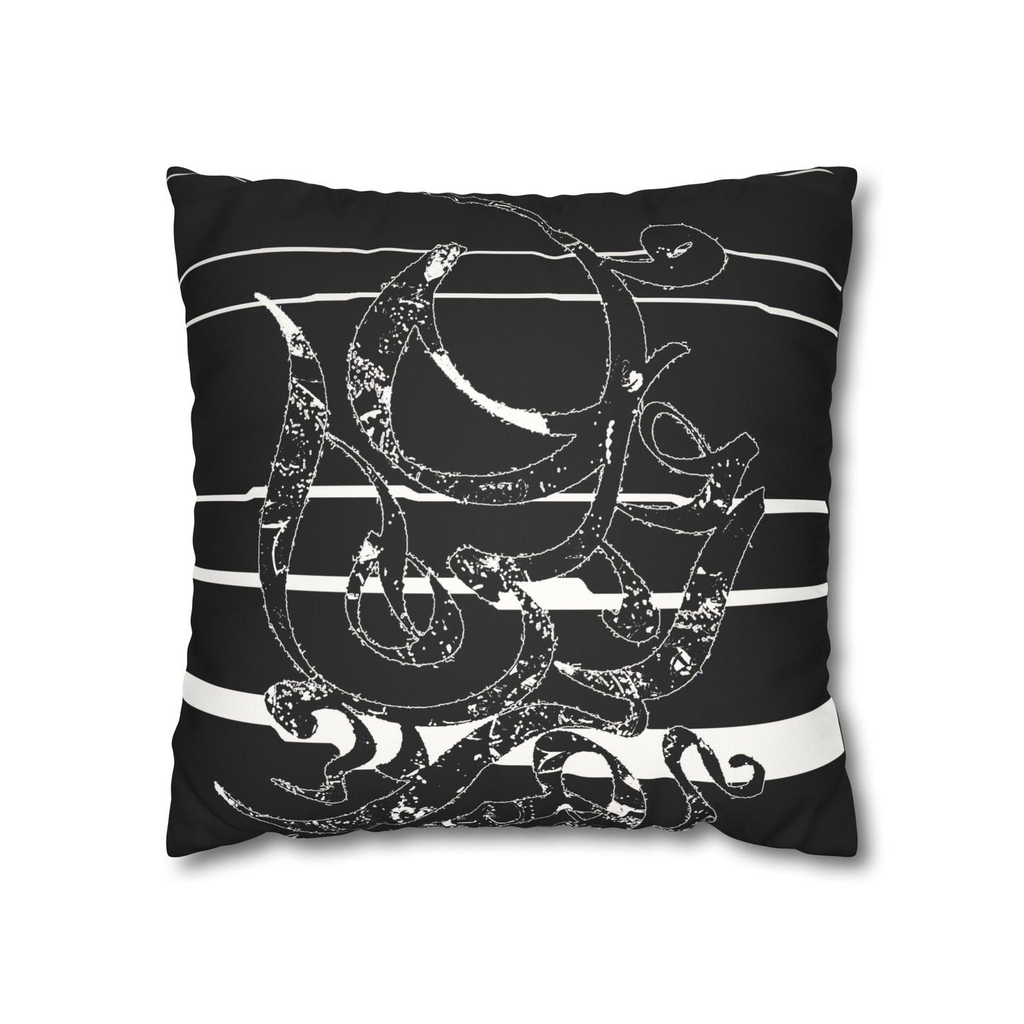Persian Calligraphy beauty Faux Suede Square Pillow Cover
