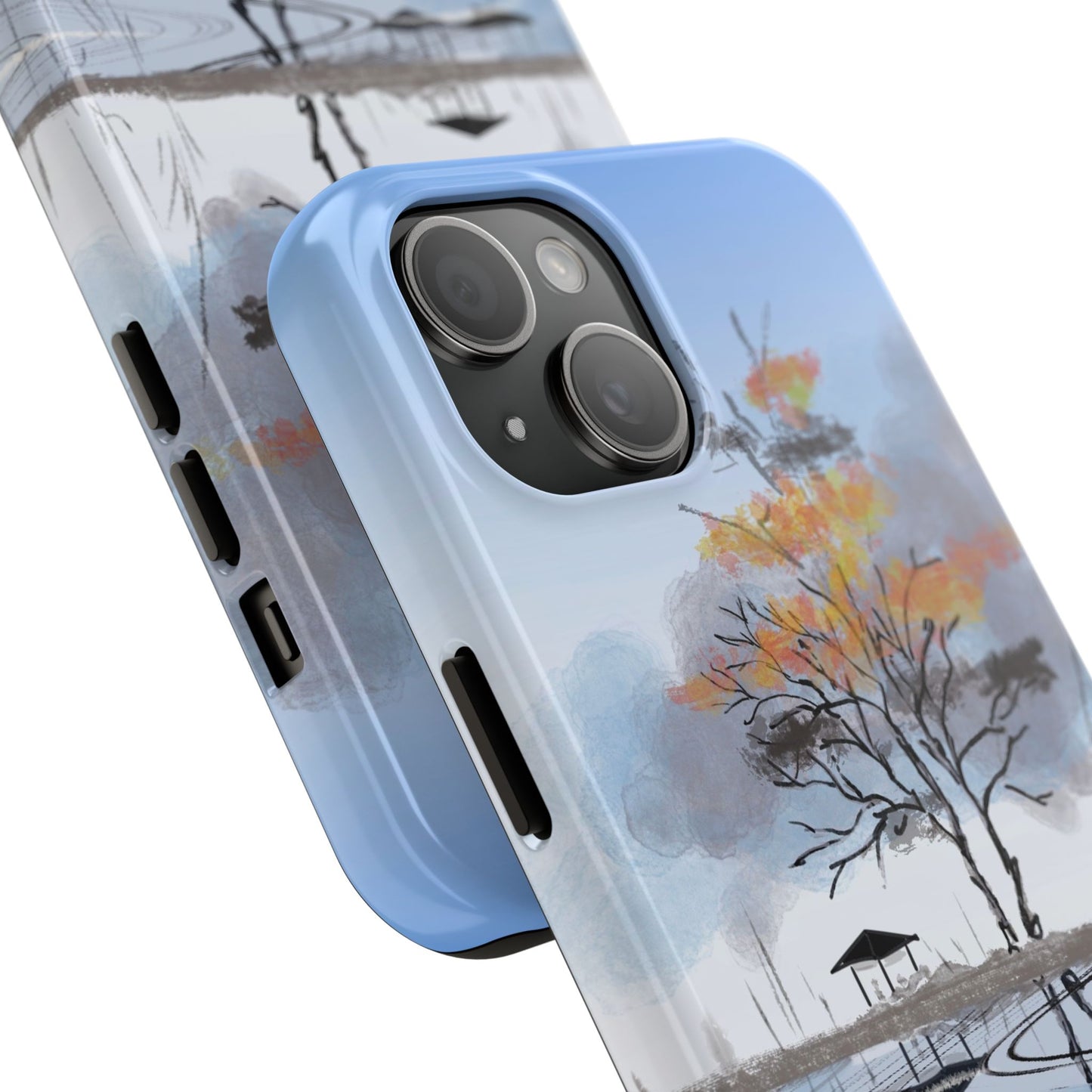 Serenity Phone Case Persian Calligraphy Art.