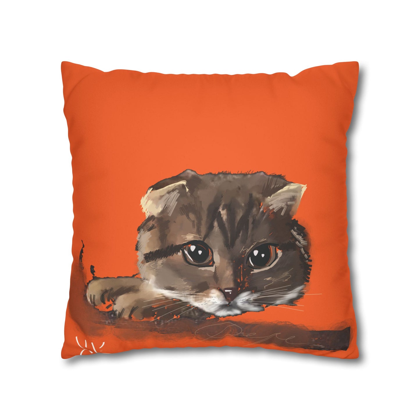 Pepe Pillowcase - Modern Art Portrait Watercolour Design