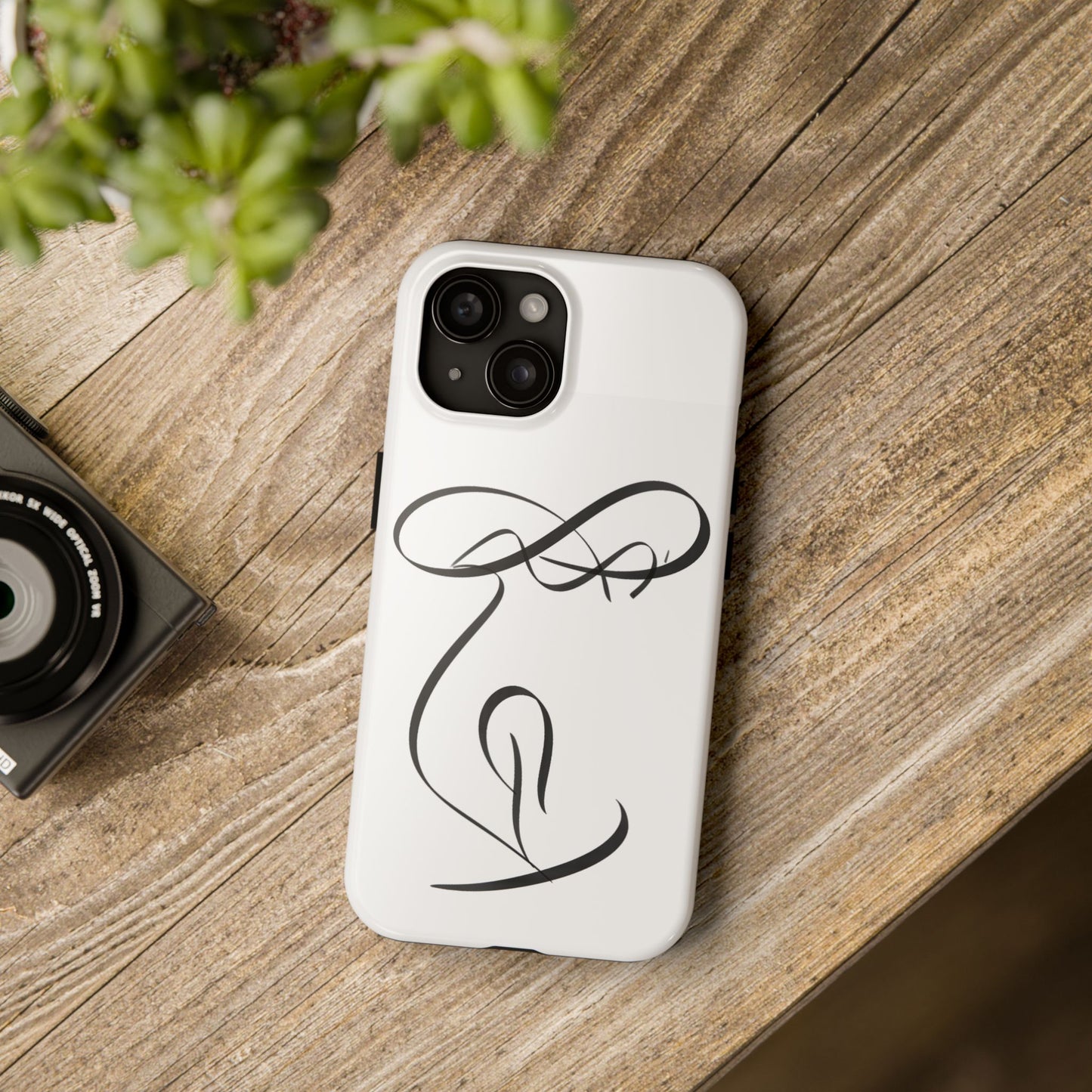 Handwritten Farsi Calligraphy 'Hiich' Design