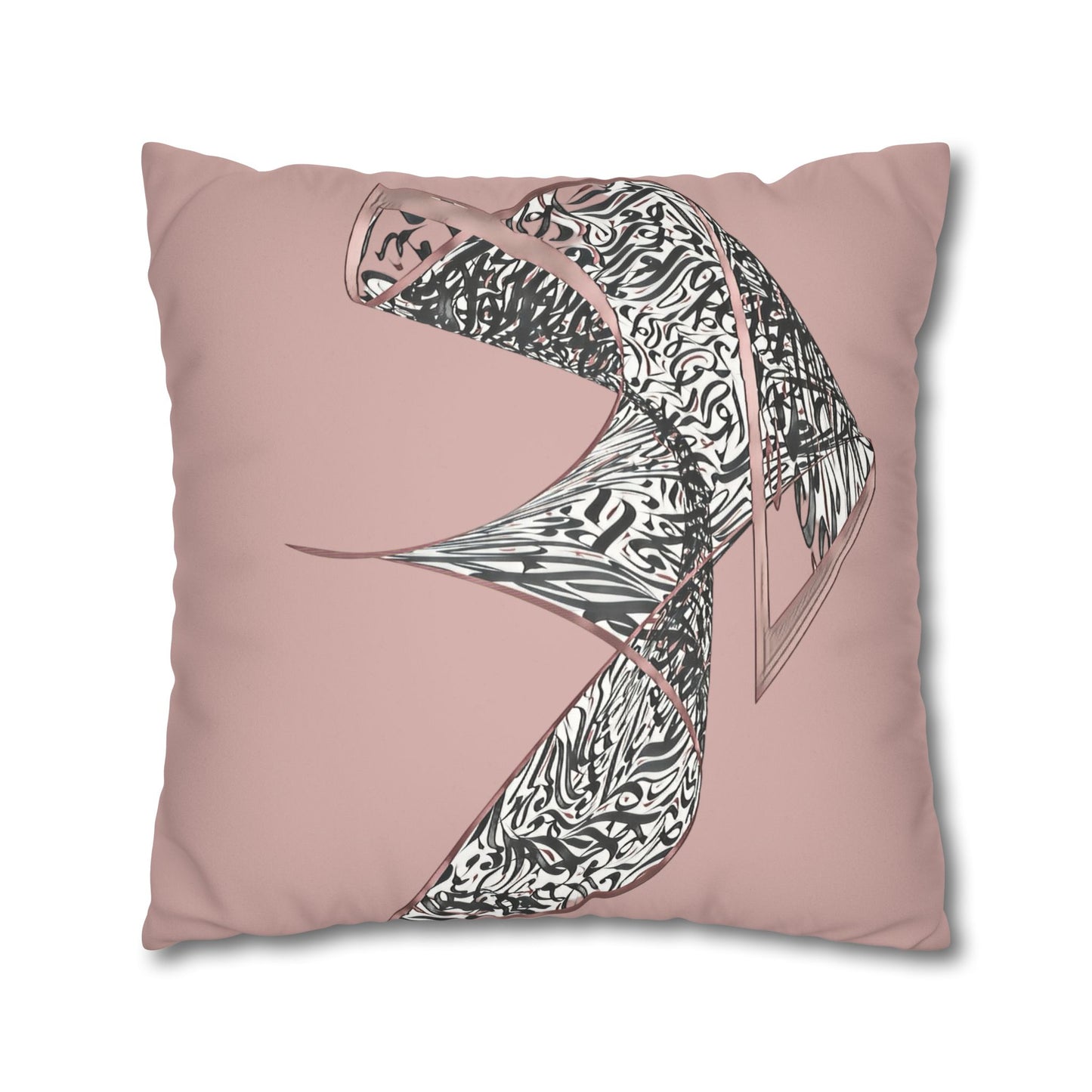 Kalli K Pillowcase - Modern Calligraphy Design