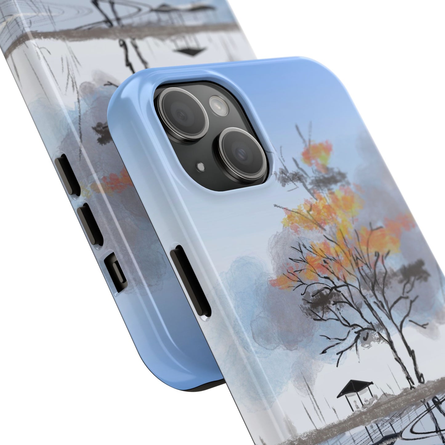 Serenity Phone Case Persian Calligraphy Art.