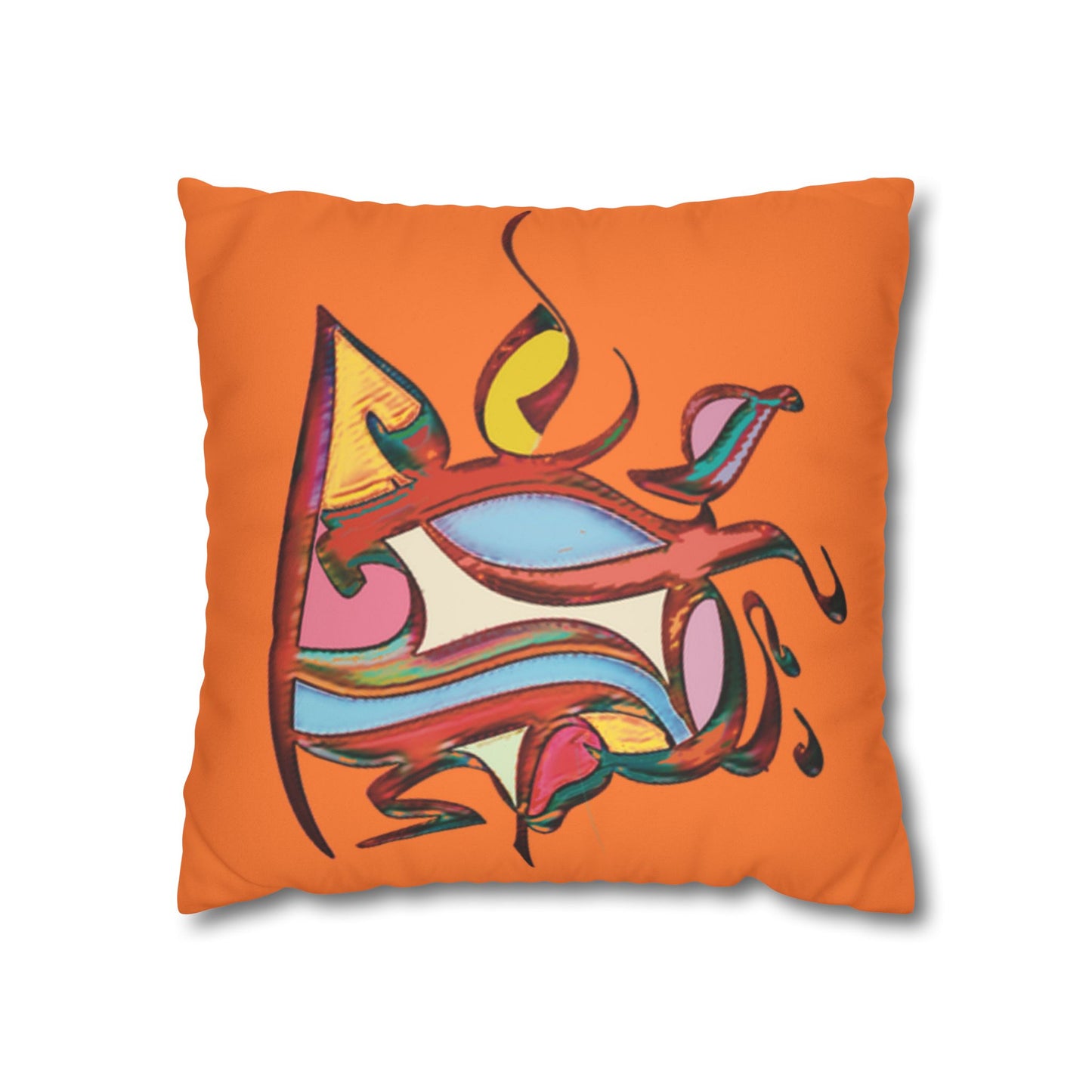 Square Pillowcase - Persian Calligraphy, Modern Handwriting Design