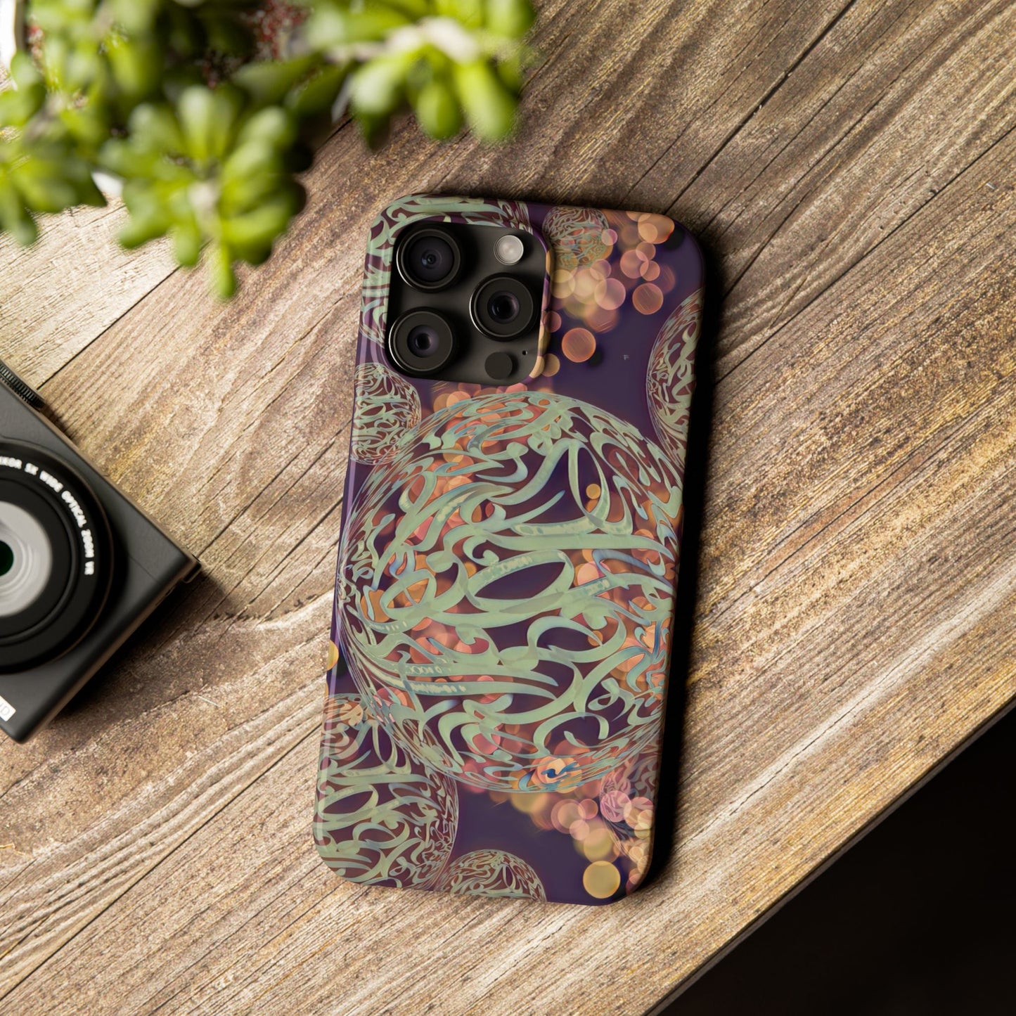 Copy of Copy of ' Modern Art Slim Phone Case -LOVE I-