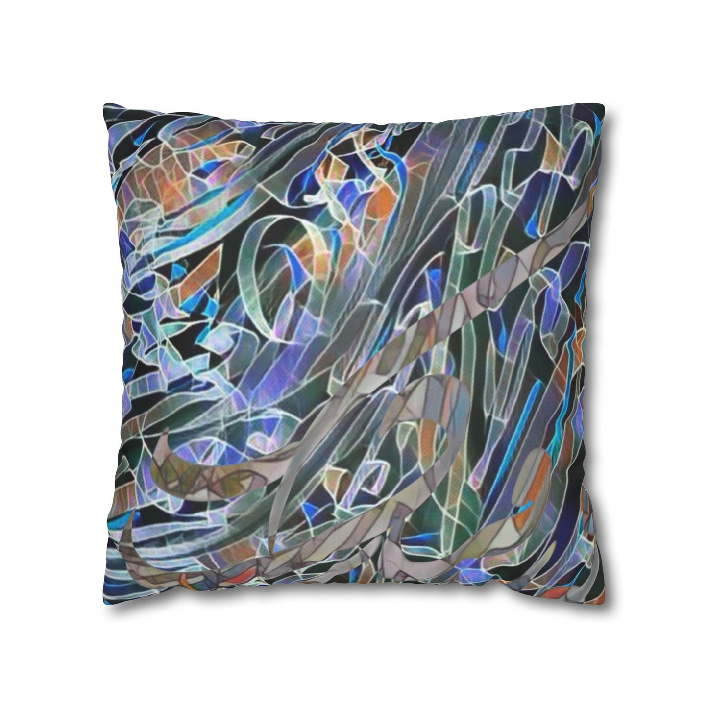 Modern art inspired beauty Faux Suede Square Pillow Cover l