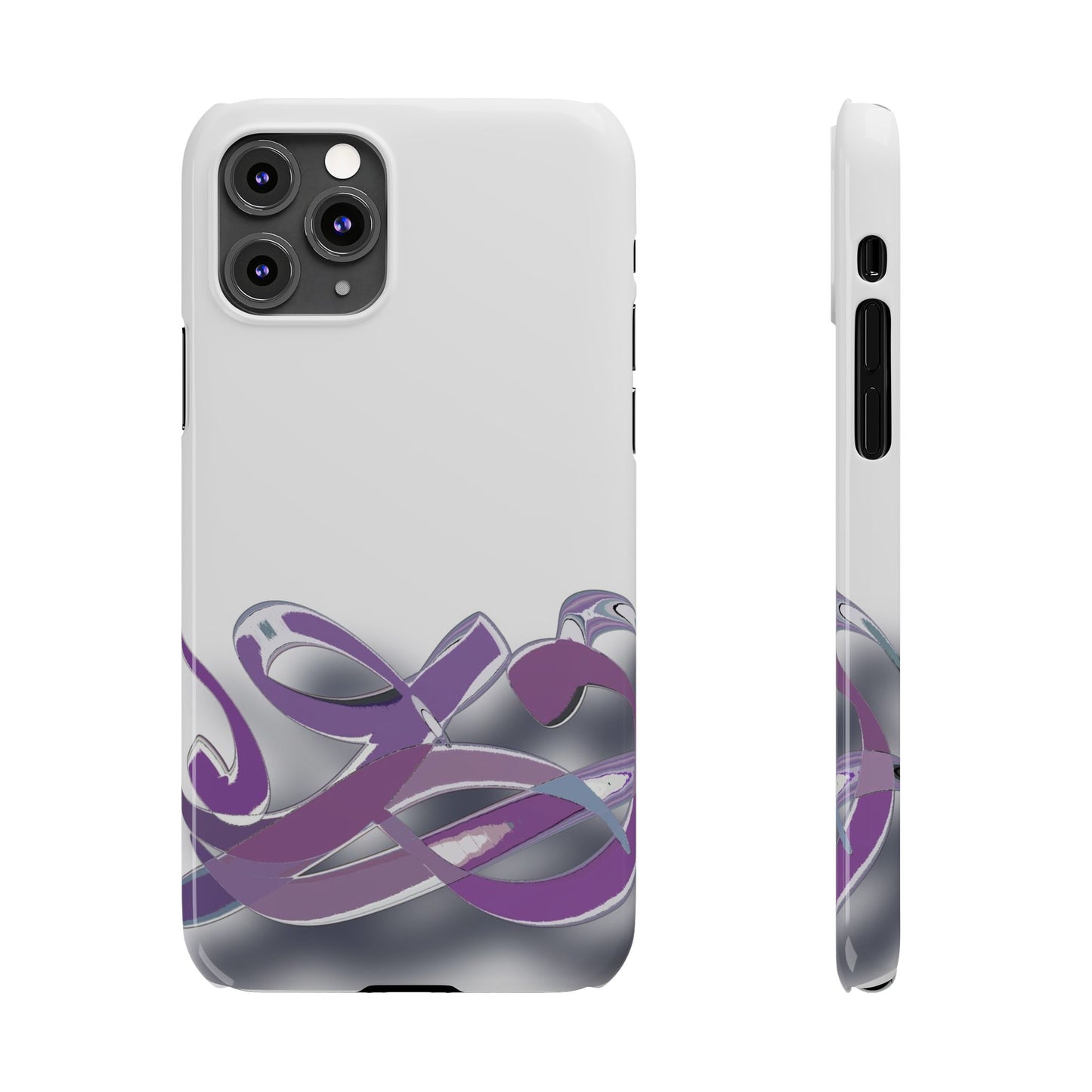 ' Modern Art Slim Phone Case -Calligraphy