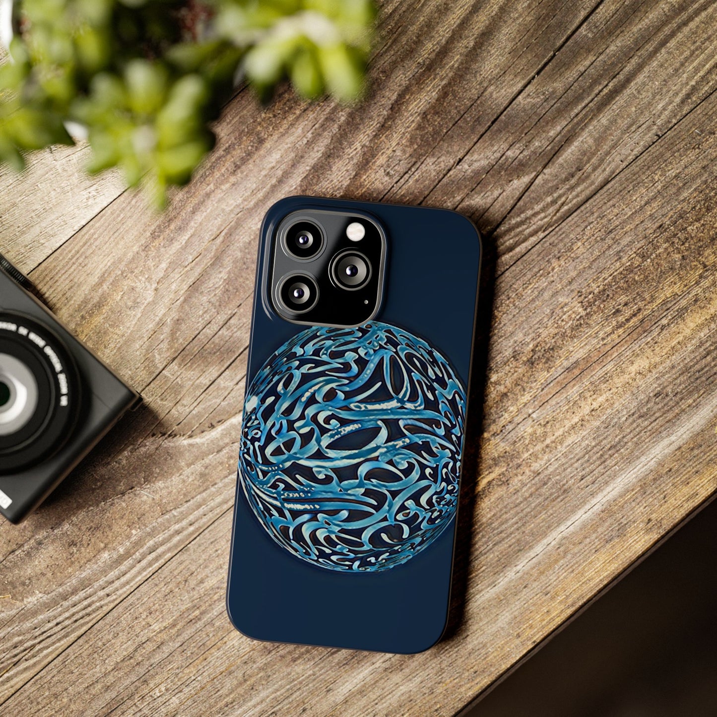 ' Modern Art Slim Phone Case -LOVE