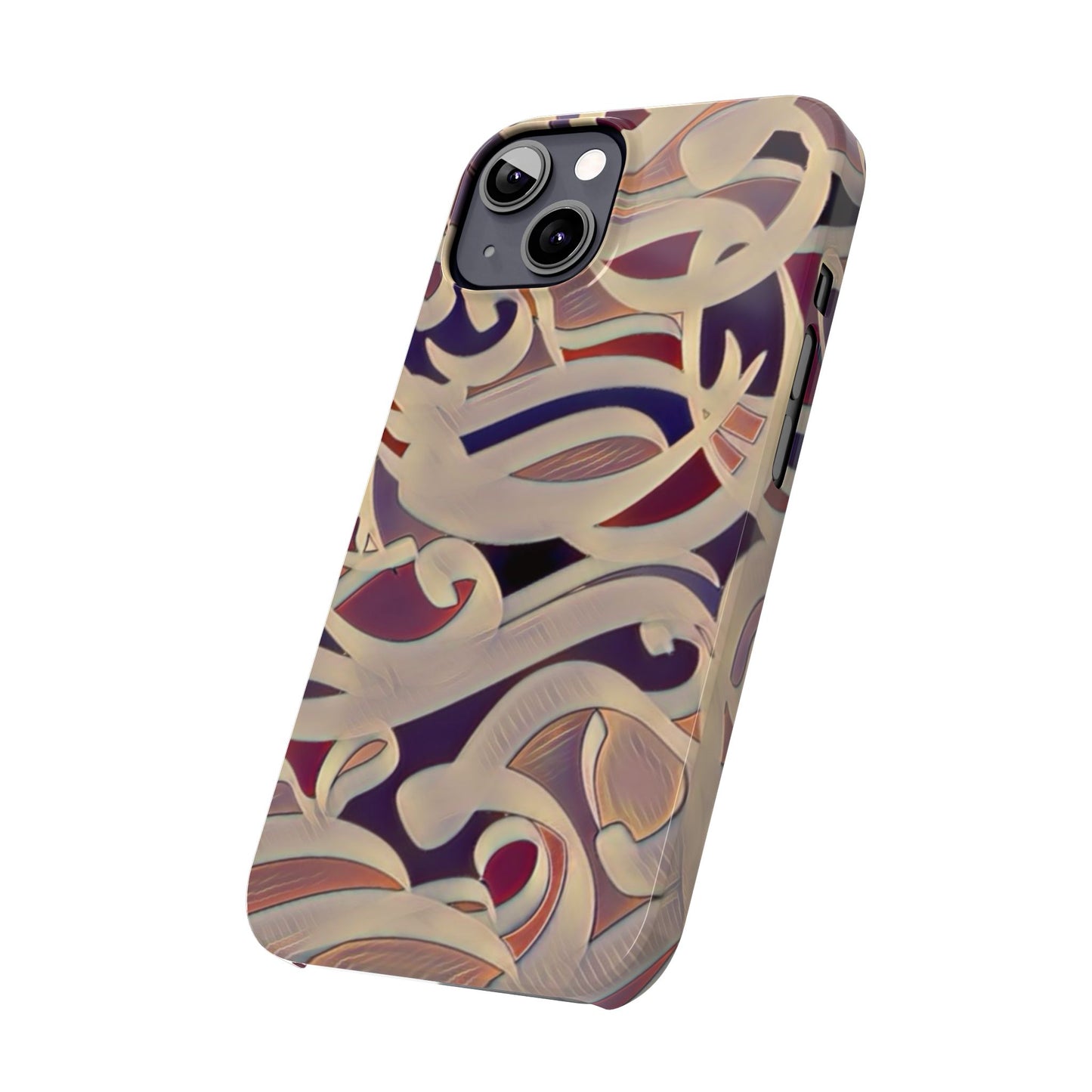 ' Modern Art Slim Phone Case -LOVE