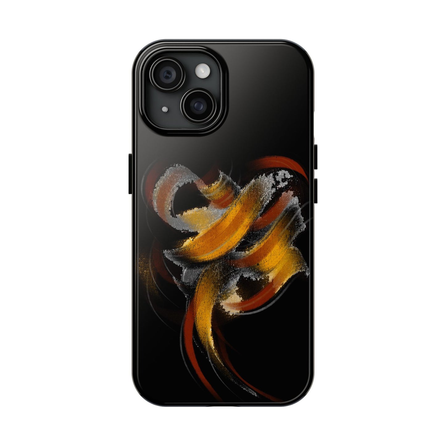 Calligraphy strokes Tough Phone Case