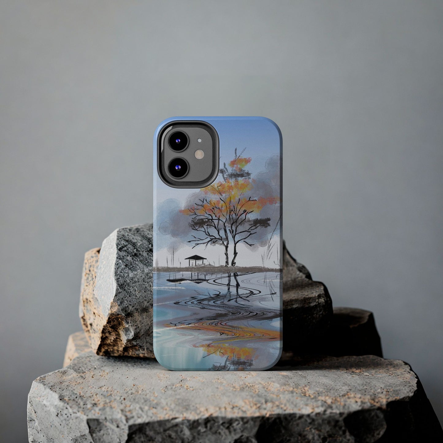 Serenity Phone Case Persian Calligraphy Art.