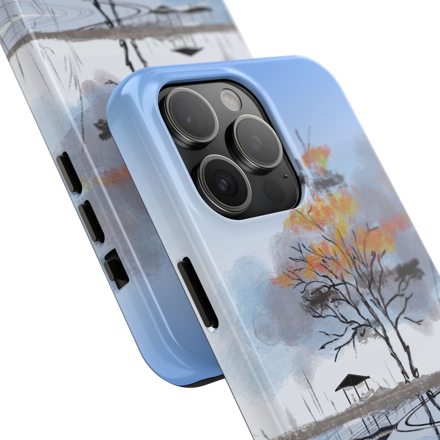 Serenity Phone Case Persian Calligraphy Art.