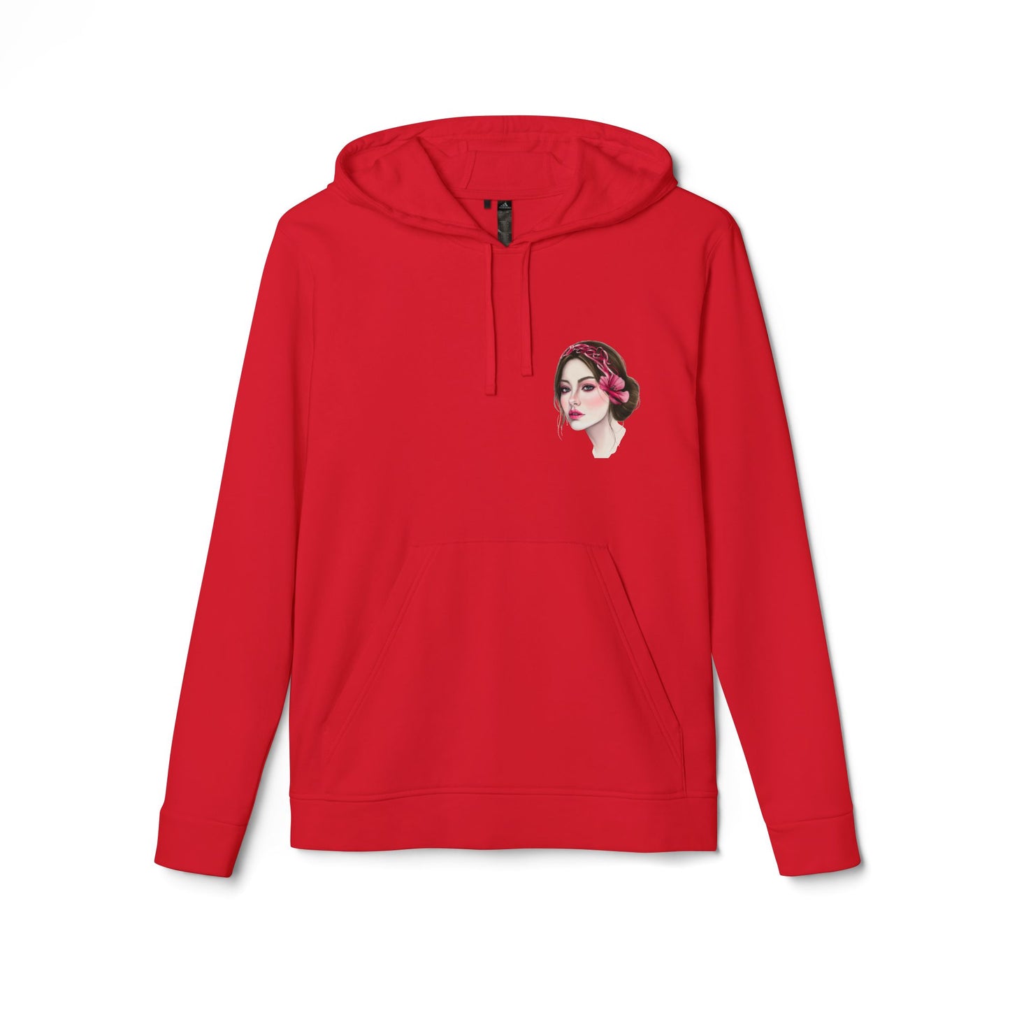 Kalli K X Adidas Unisex Fleece Hoodie- calligraphy headband