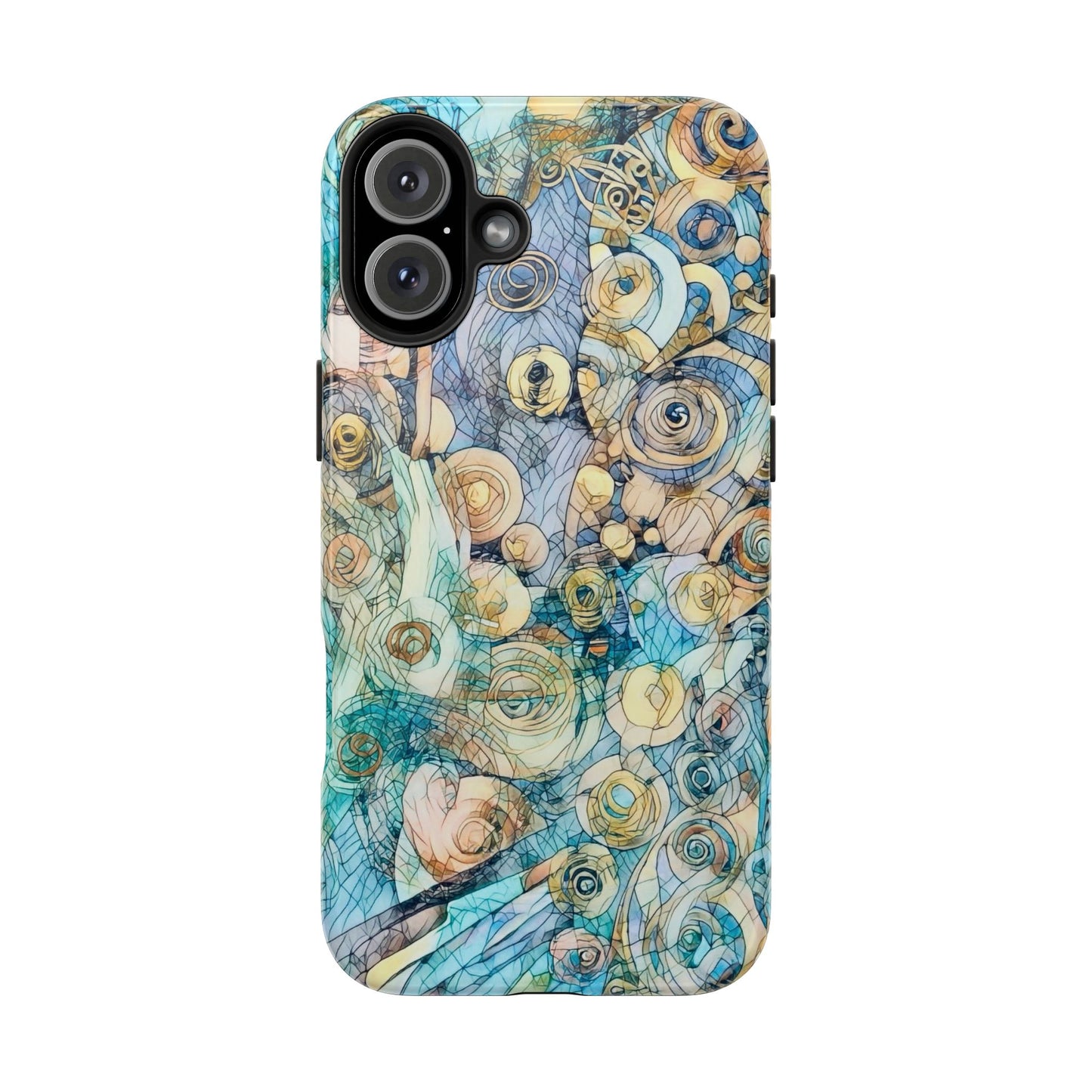 Golden Swirls Phone Case