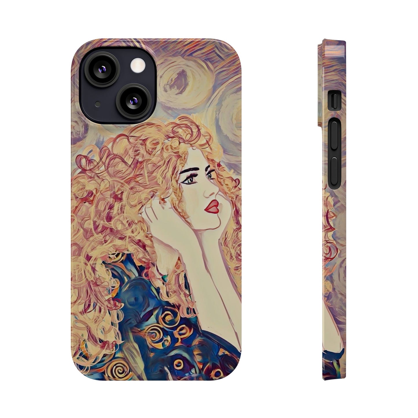 ' Modern Art Slim Phone Case -LOVE,