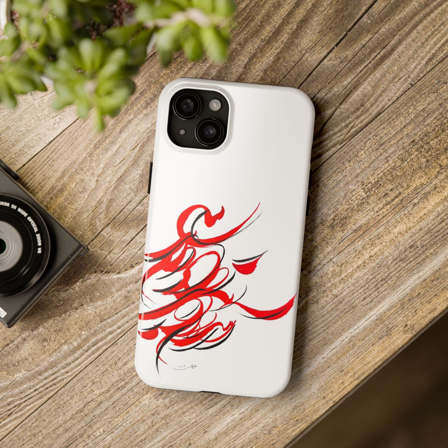 Phone Case Persian Calligraphy Modern Handwriting.