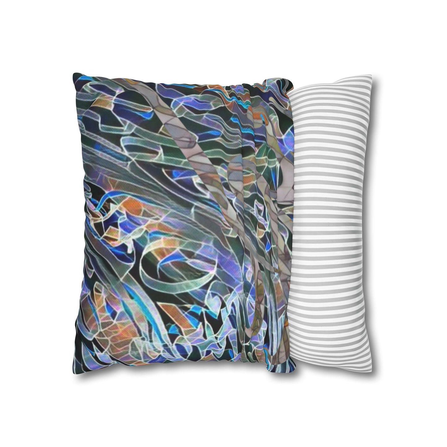 Modern art inspired beauty Faux Suede Square Pillow Cover l