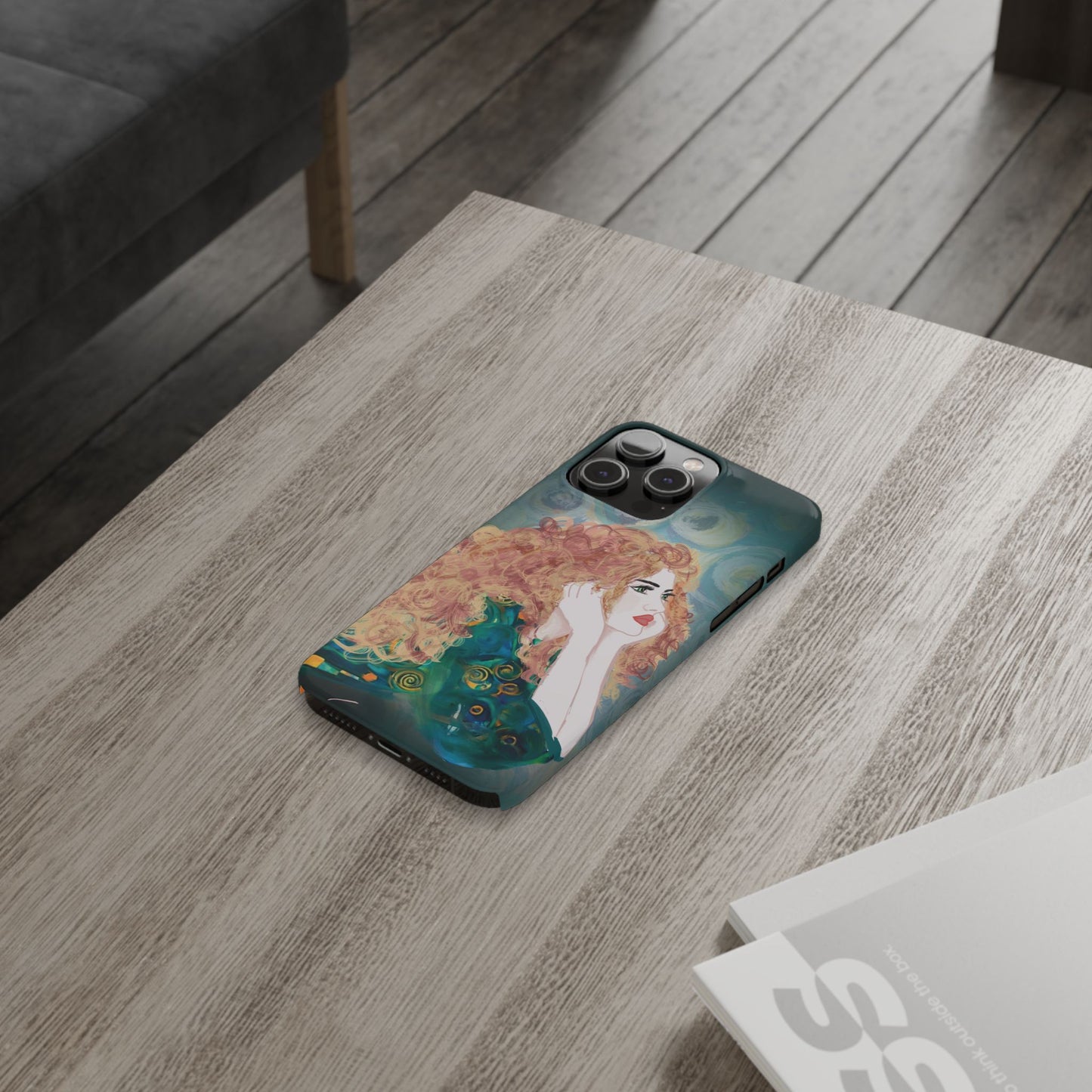 Copy of ' Modern Art  Slim Phone Case -LOVE