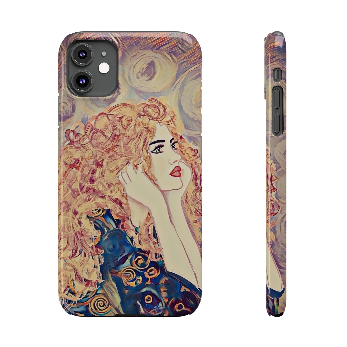 ' Modern Art Slim Phone Case -LOVE,