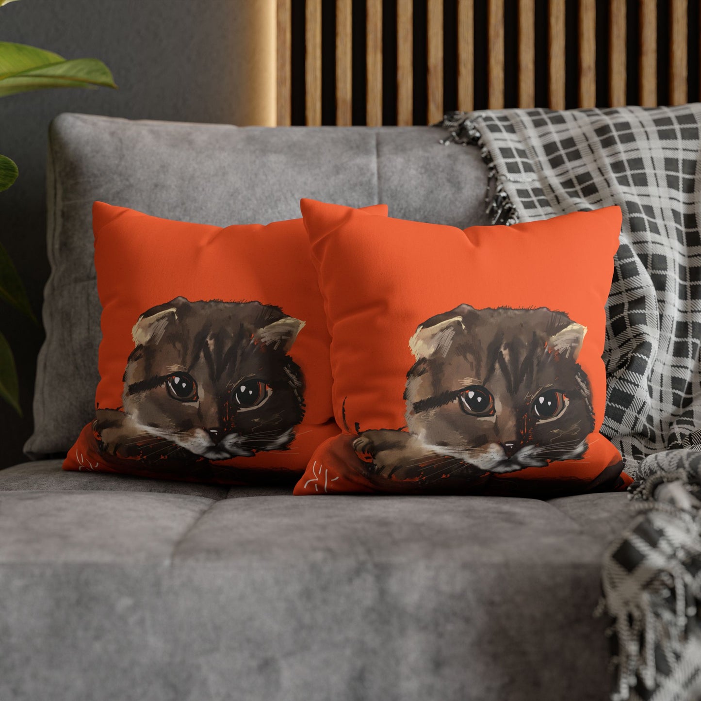 Pepe Pillowcase - Modern Art Portrait Watercolour Design