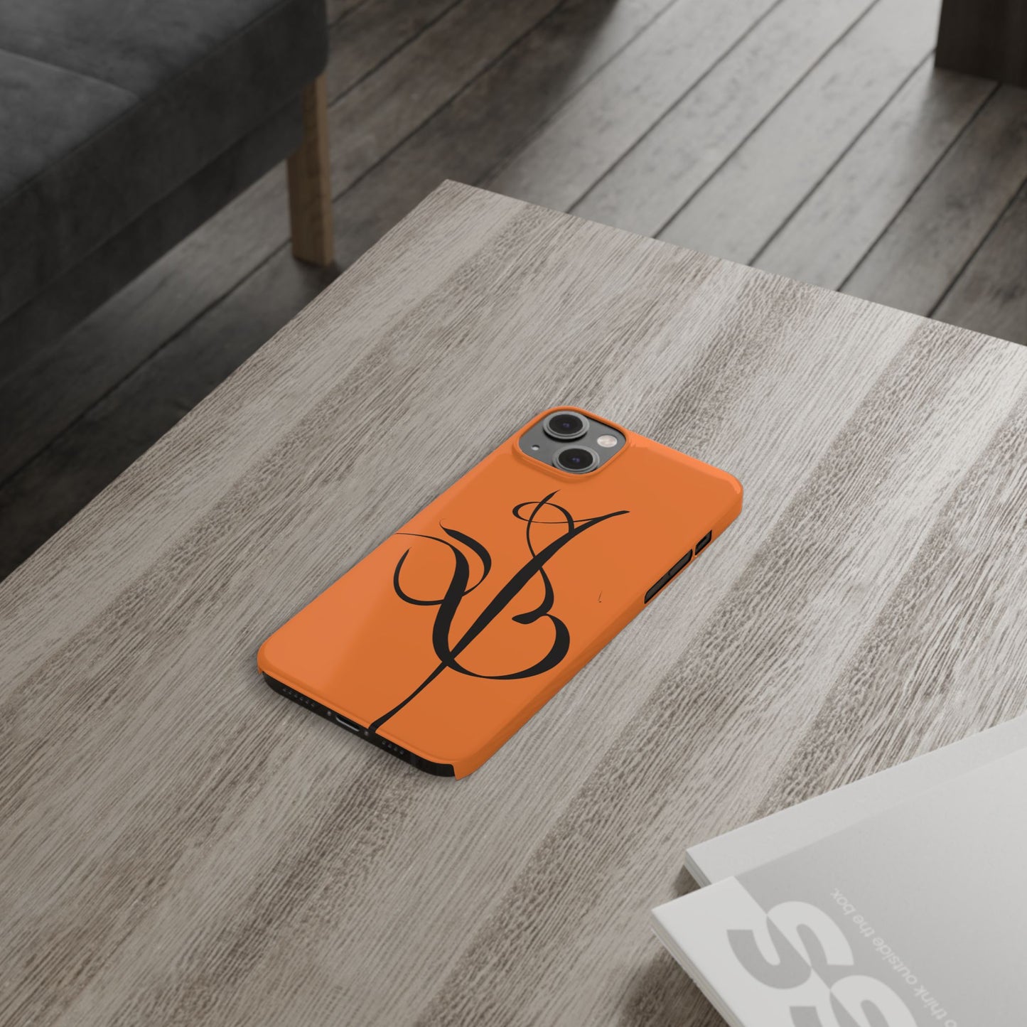 ' Modern Art Slim Phone Case -LOVE,