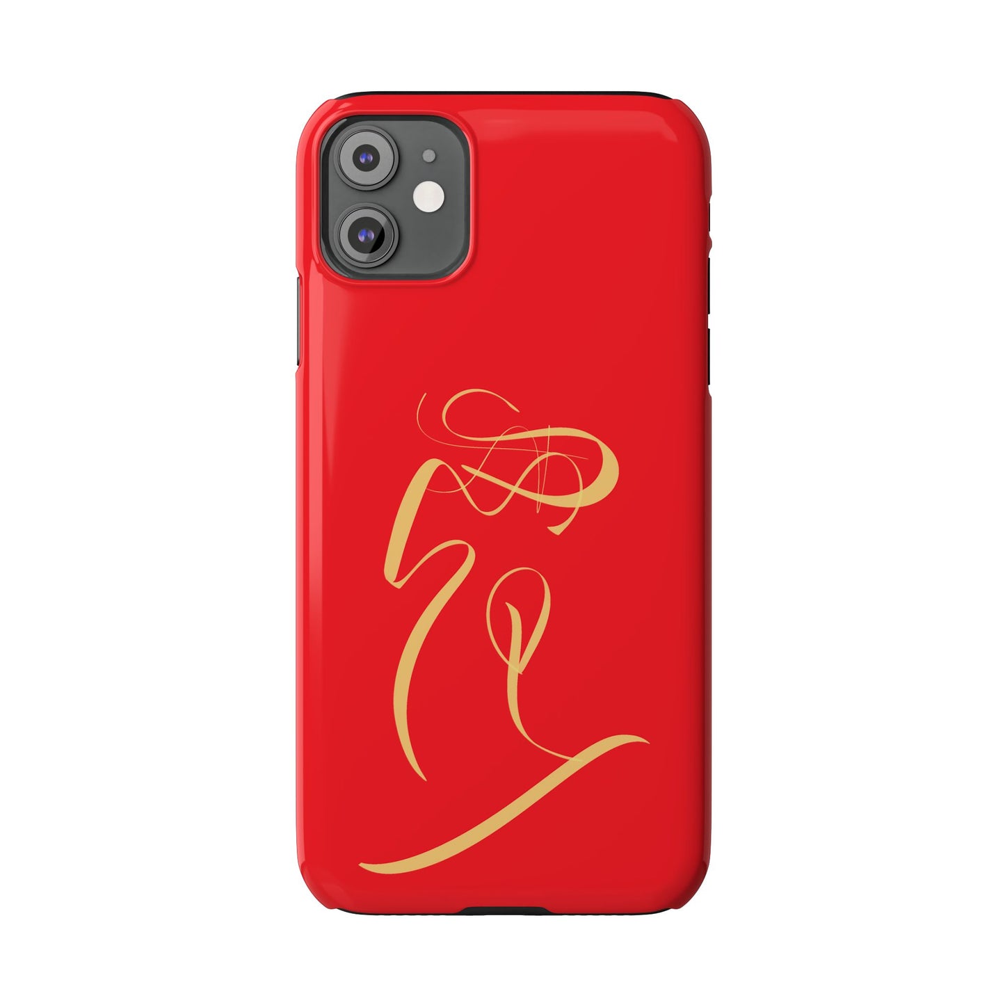 Modern Calligraphy Slim Phone Case -LOVE