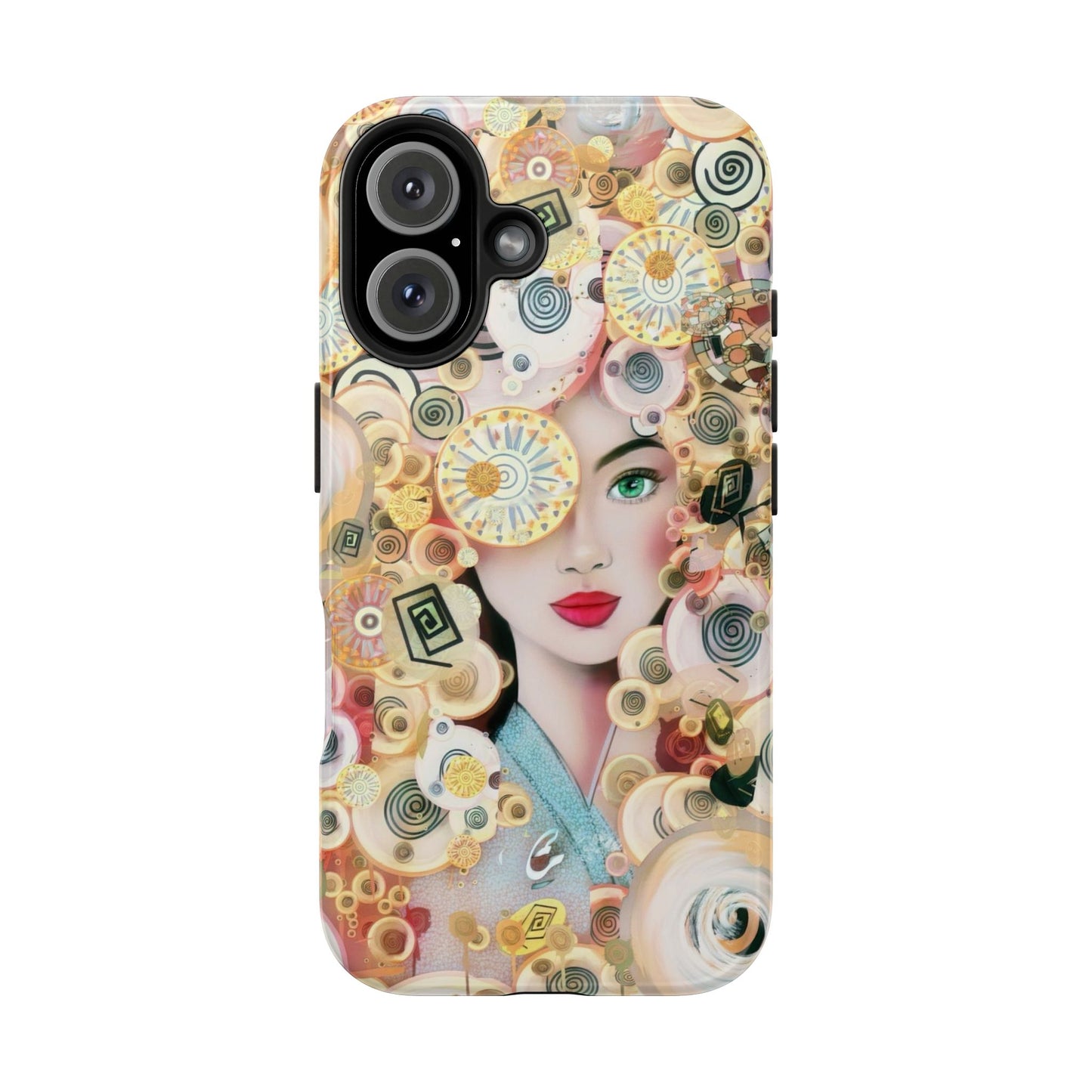 Phone Case - Persian Art Inspired Beautiful Girl Design