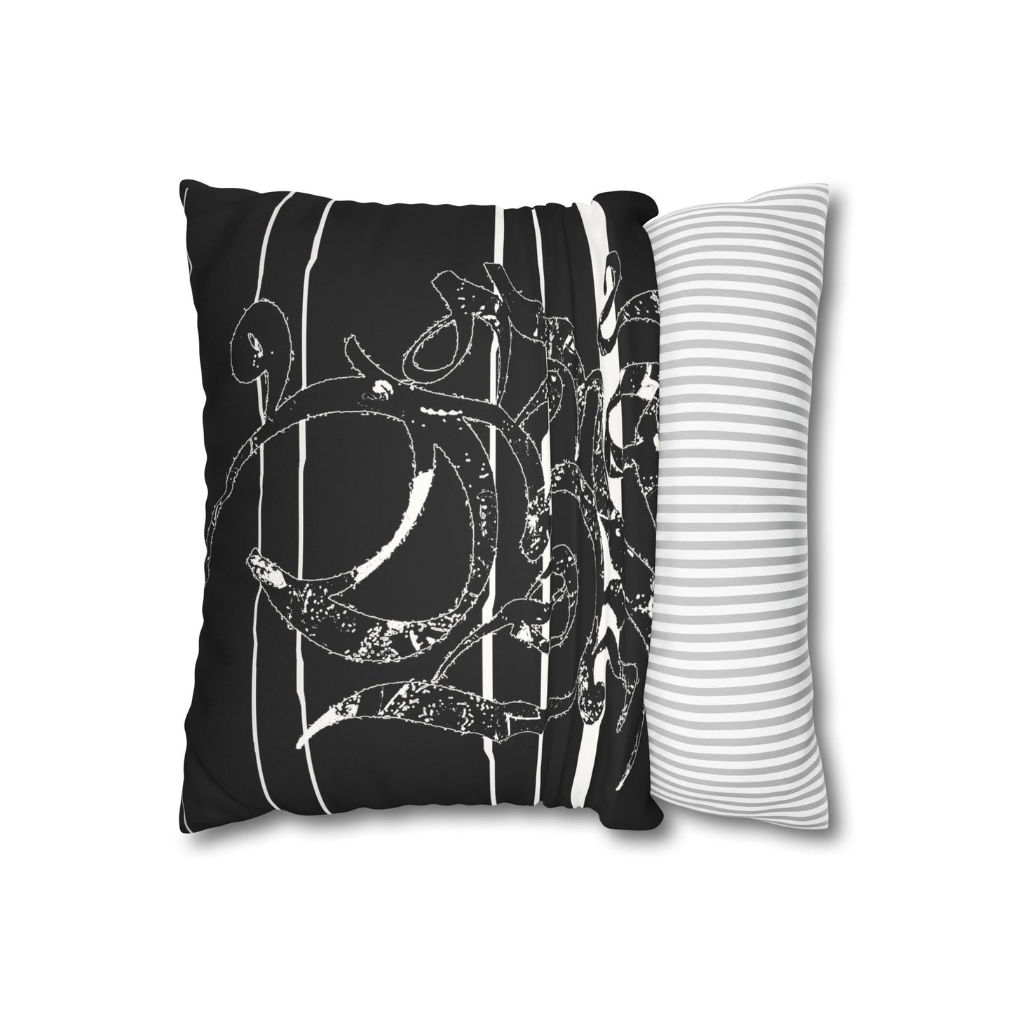 Persian Calligraphy beauty Faux Suede Square Pillow Cover
