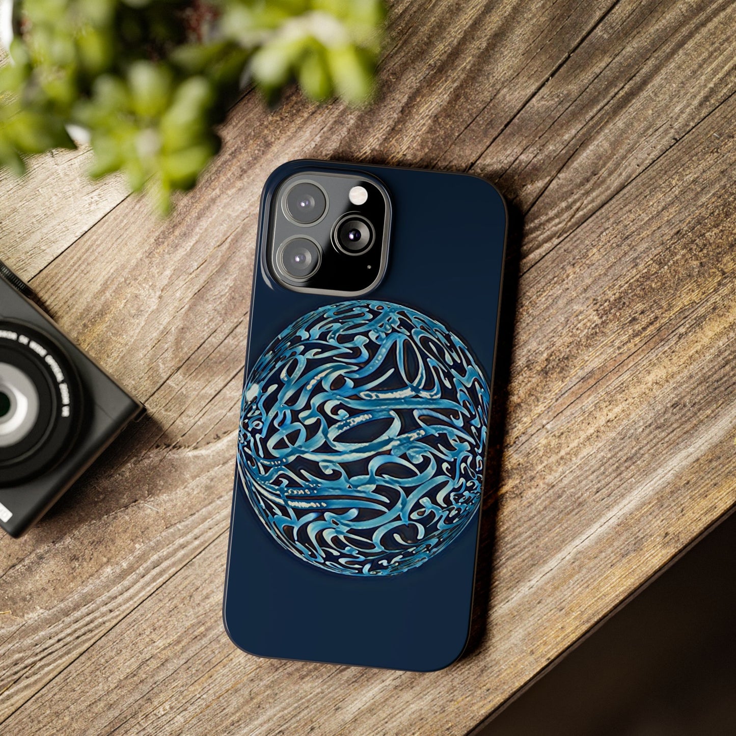 ' Modern Art Slim Phone Case -LOVE