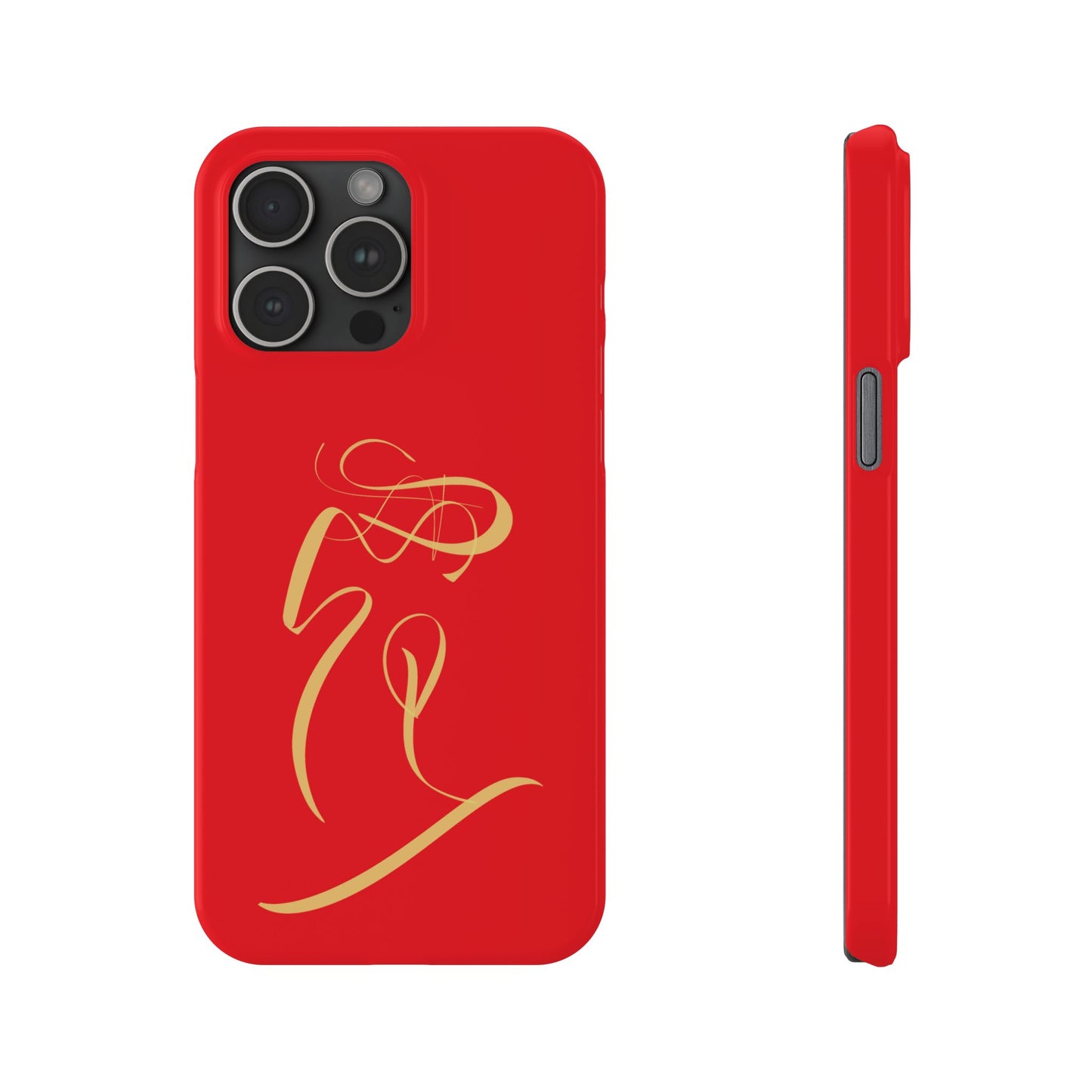 Modern Calligraphy Slim Phone Case -LOVE