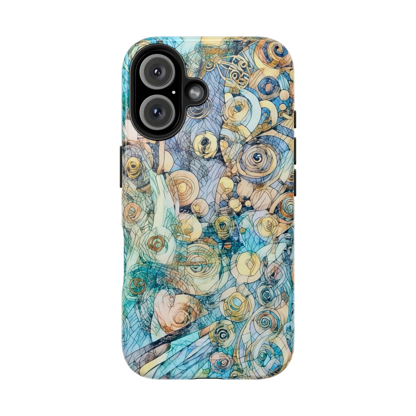 Golden Swirls Phone Case