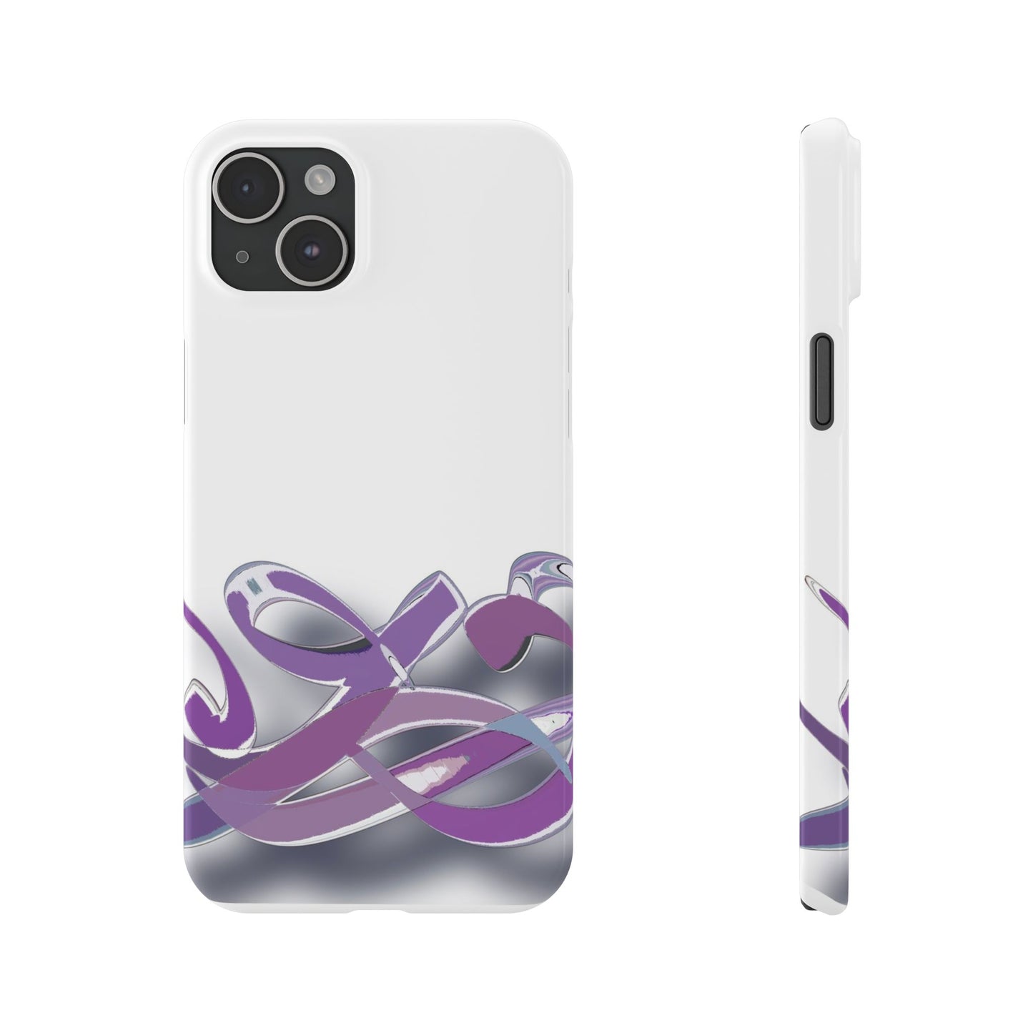 ' Modern Art Slim Phone Case -Calligraphy