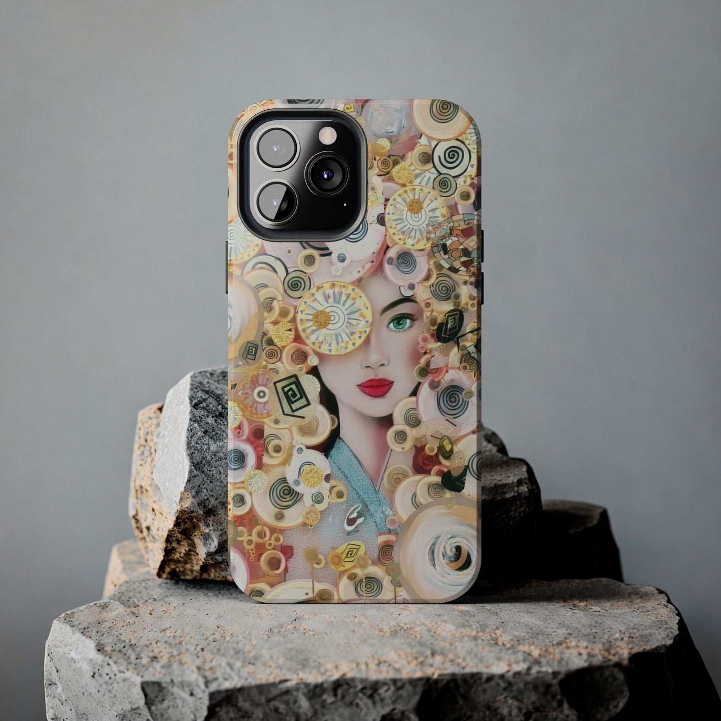 Phone Case - Persian Art Inspired Beautiful Girl Design