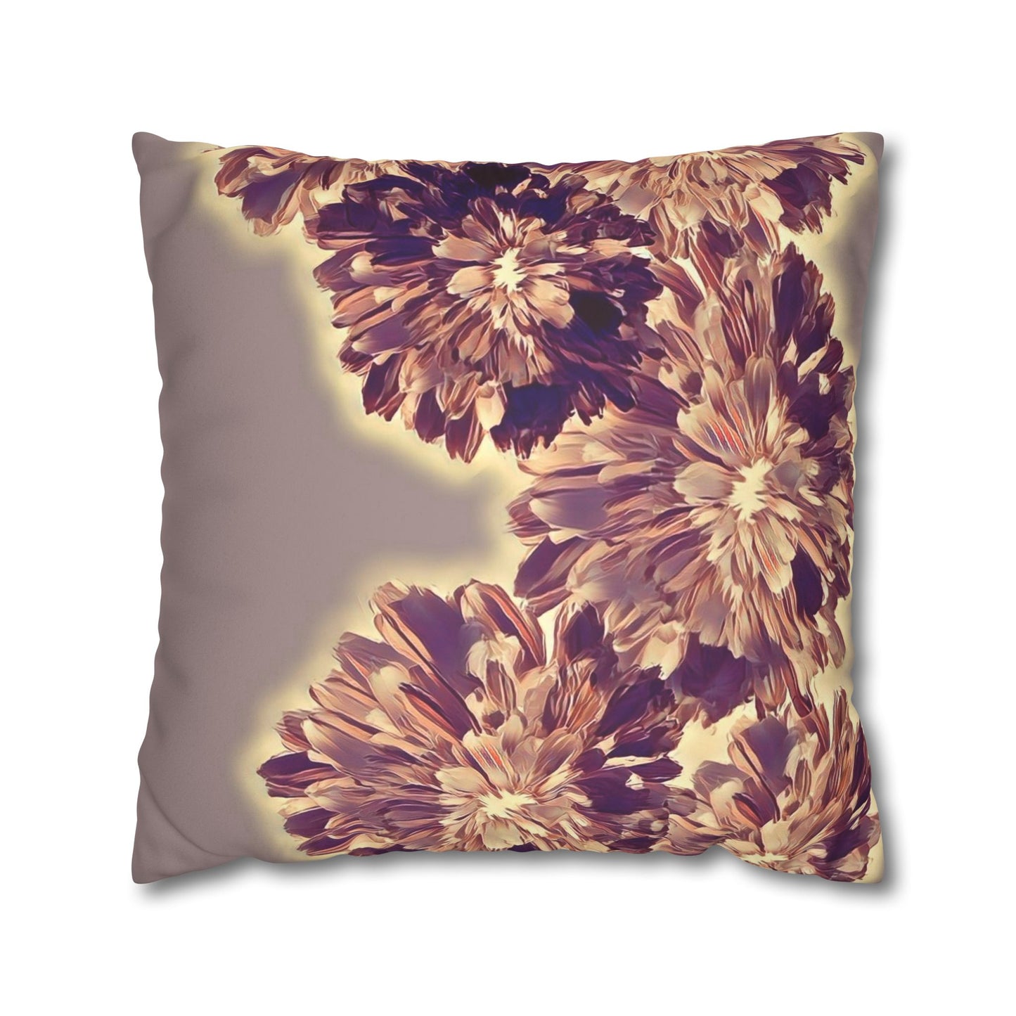 Copy of Modern Digital Painting ' Faux Suede Pillowcase - Home Design