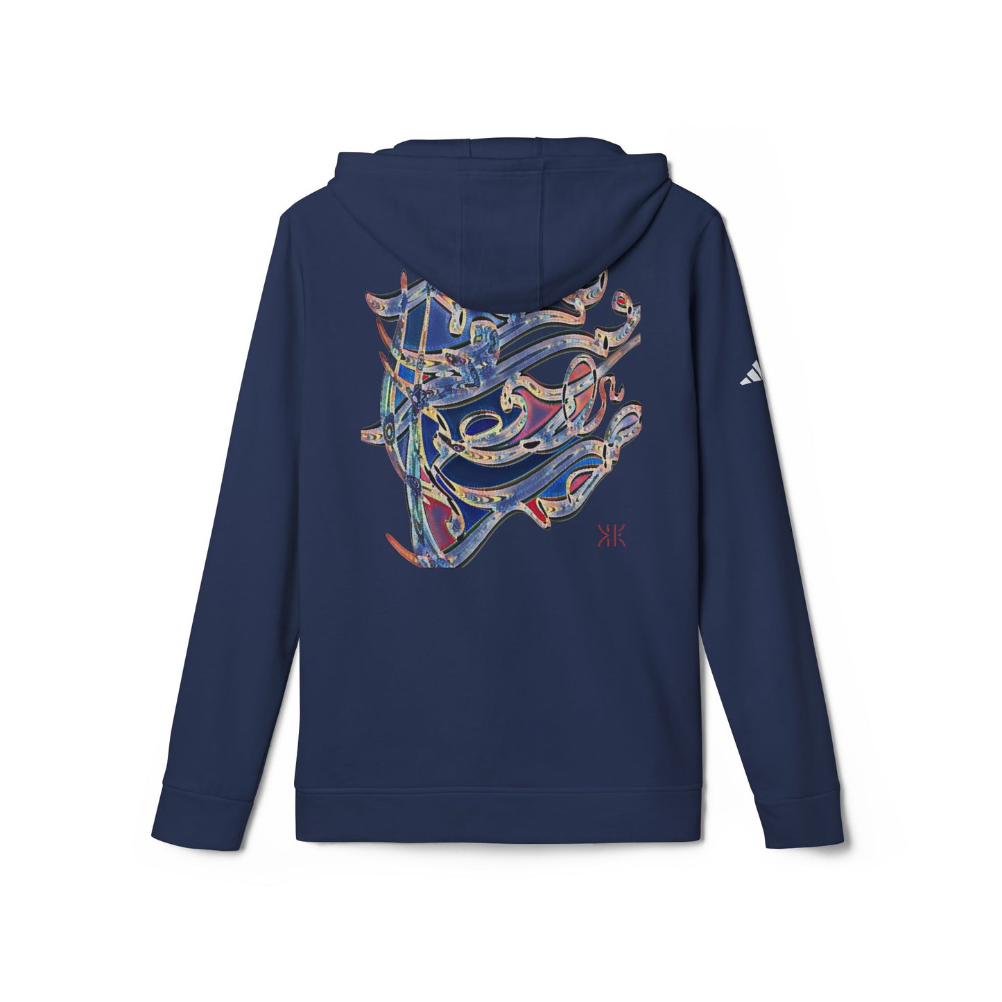 Copy of Fleece Hoodie with Modern Calligraphy Adidas Design