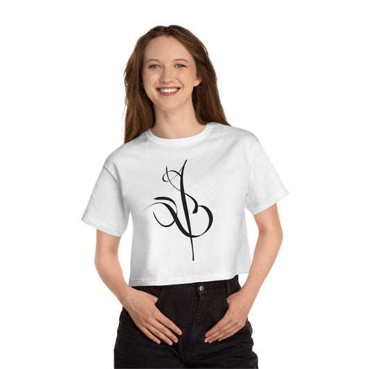 Kalli K X Champion Women's Eshgh “love” Cropped T-Shirt