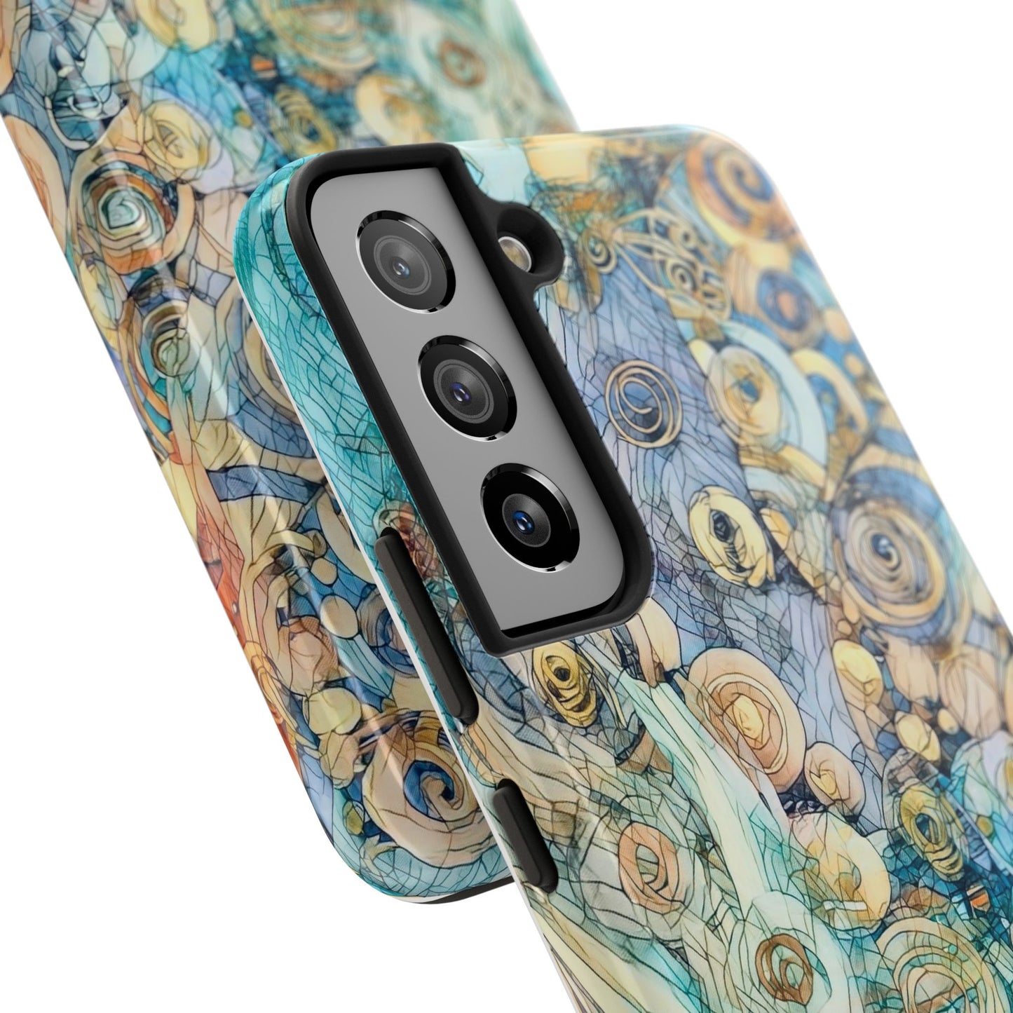 Golden Swirls Phone Case