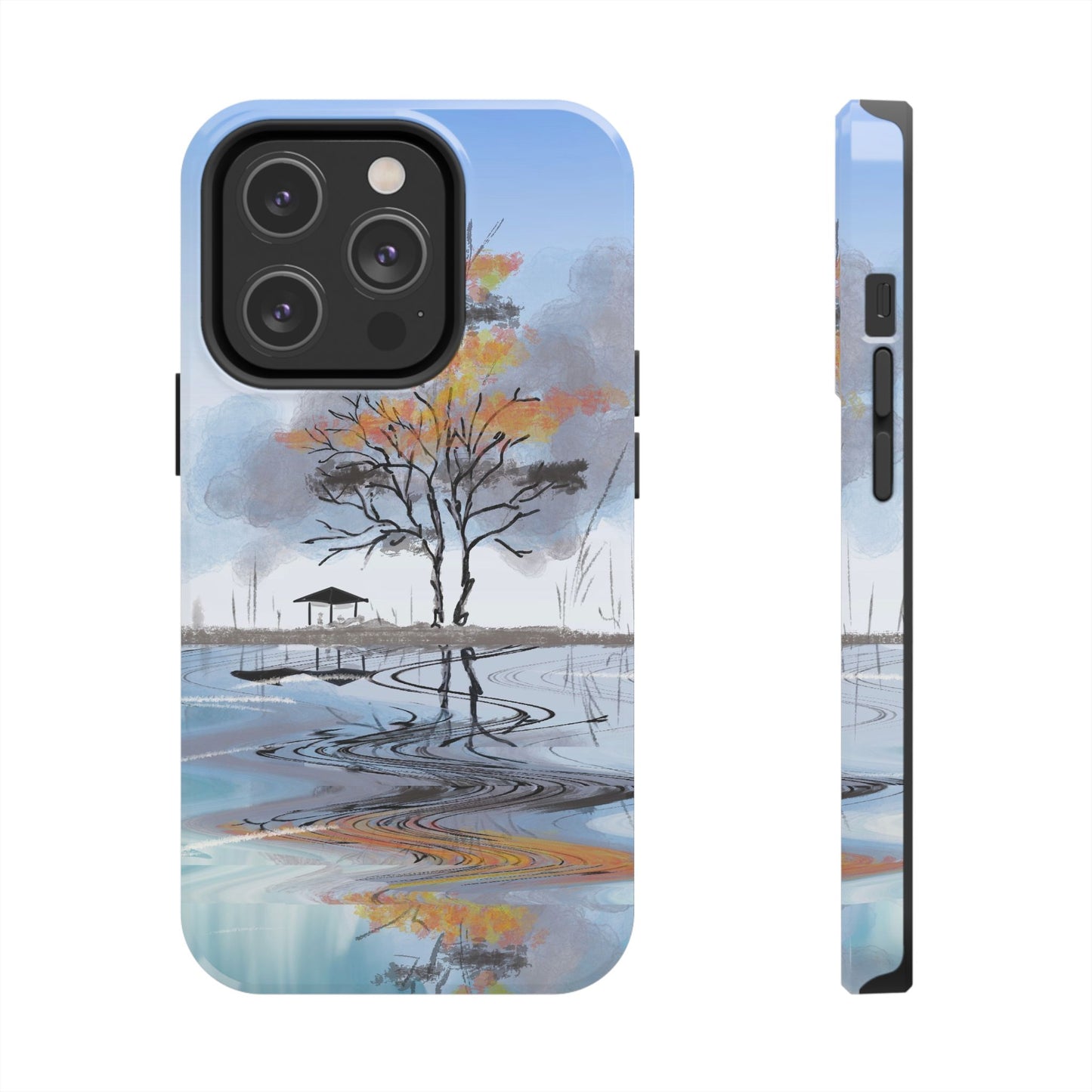 Serenity Phone Case Persian Calligraphy Art.