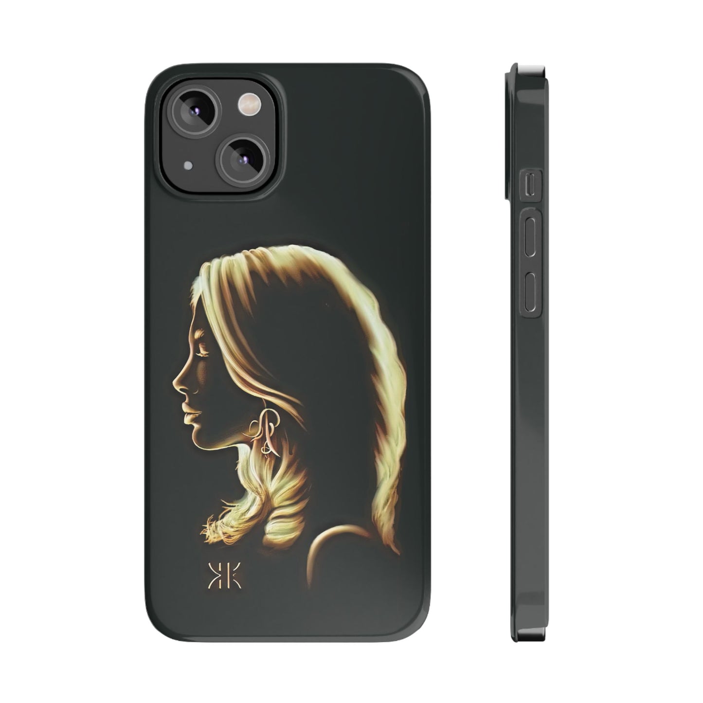 Copy of ' Modern Art Slim Phone Case -LOVE I-