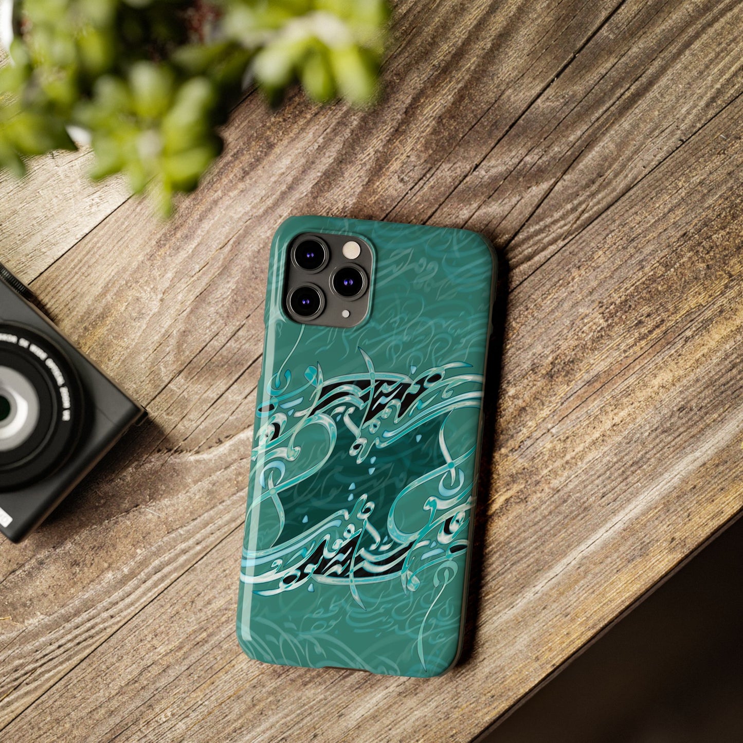 ' Modern Calligraphy Art Slim Phone Case