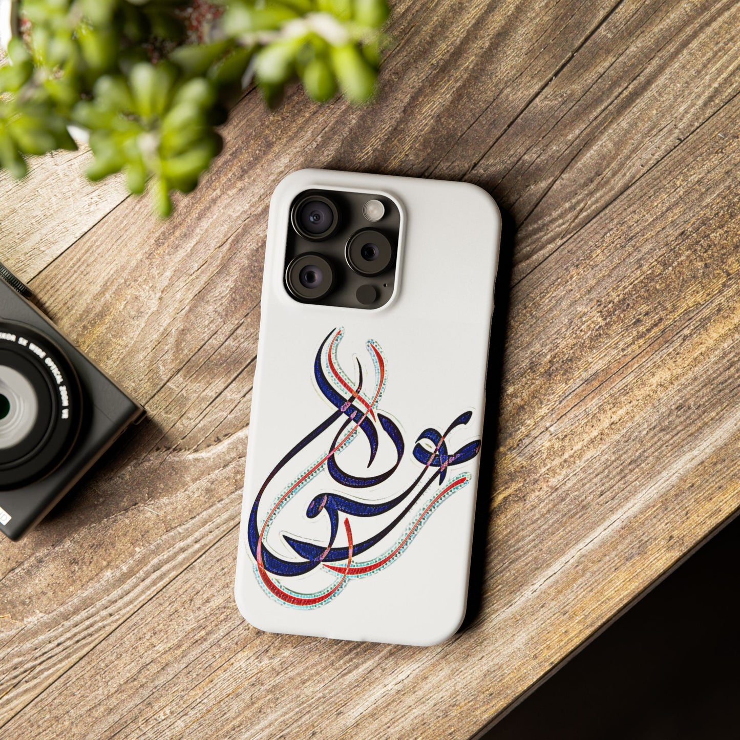 Modern Art Slim Phone Case - Eshgh (Love)