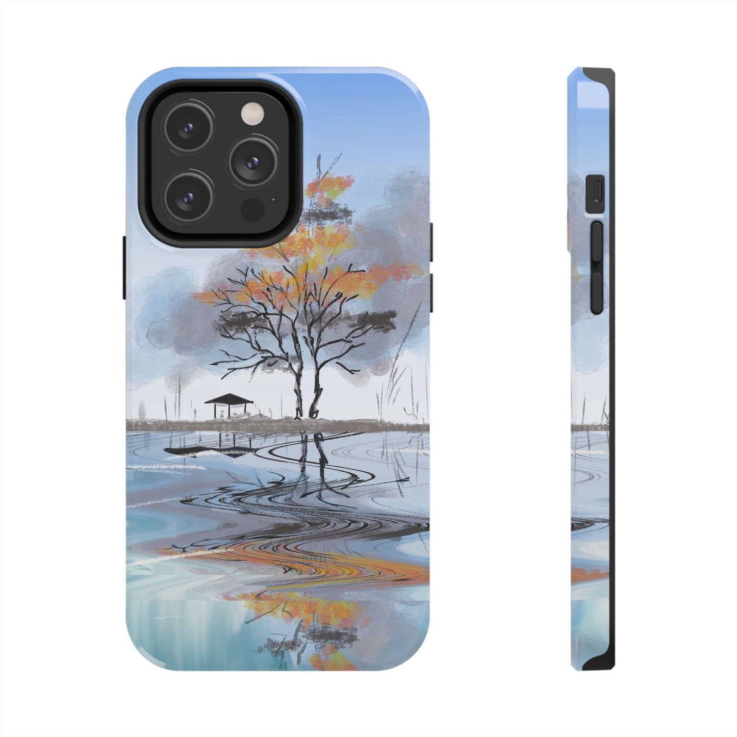 Serenity Phone Case Persian Calligraphy Art.
