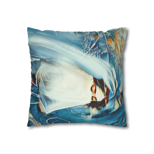 Square Pillowcase - Modern Art Watercolour Design