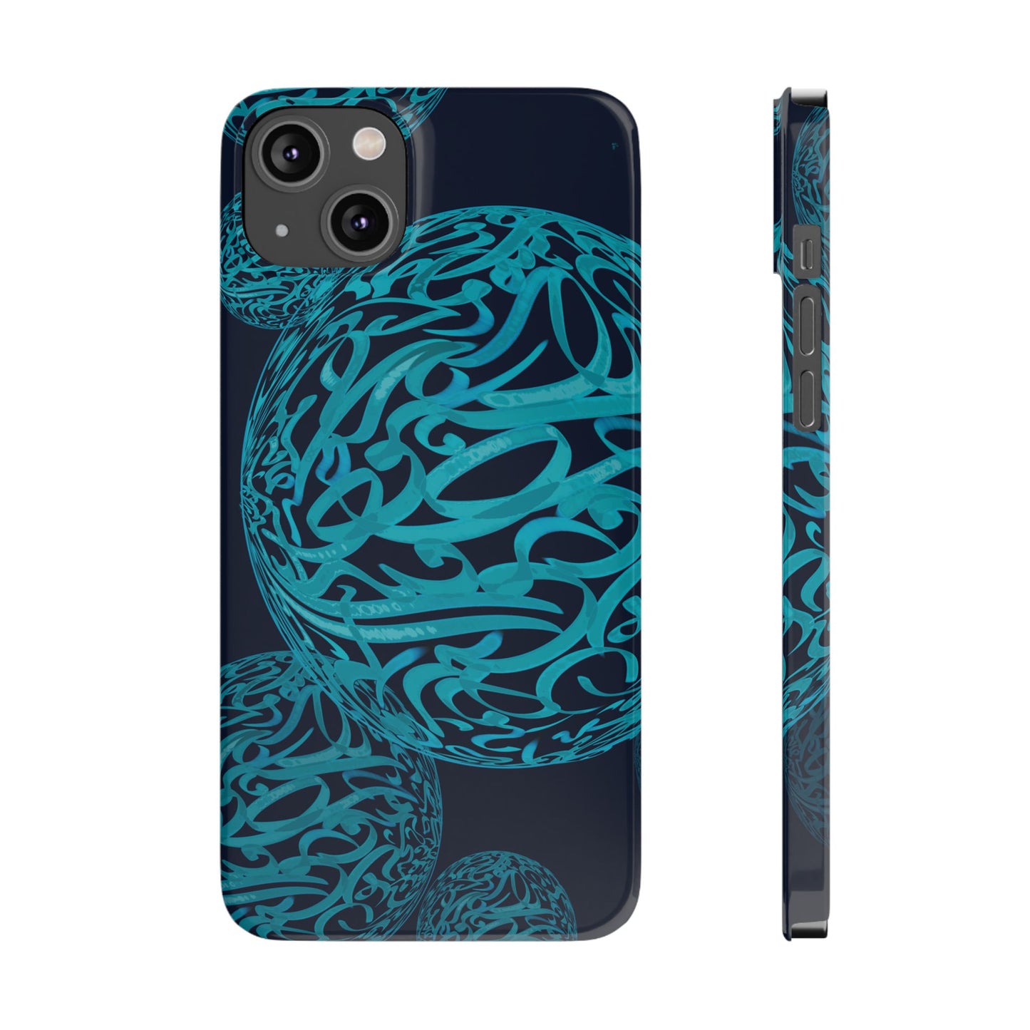 ' Modern Art Slim Phone Case -LOVE