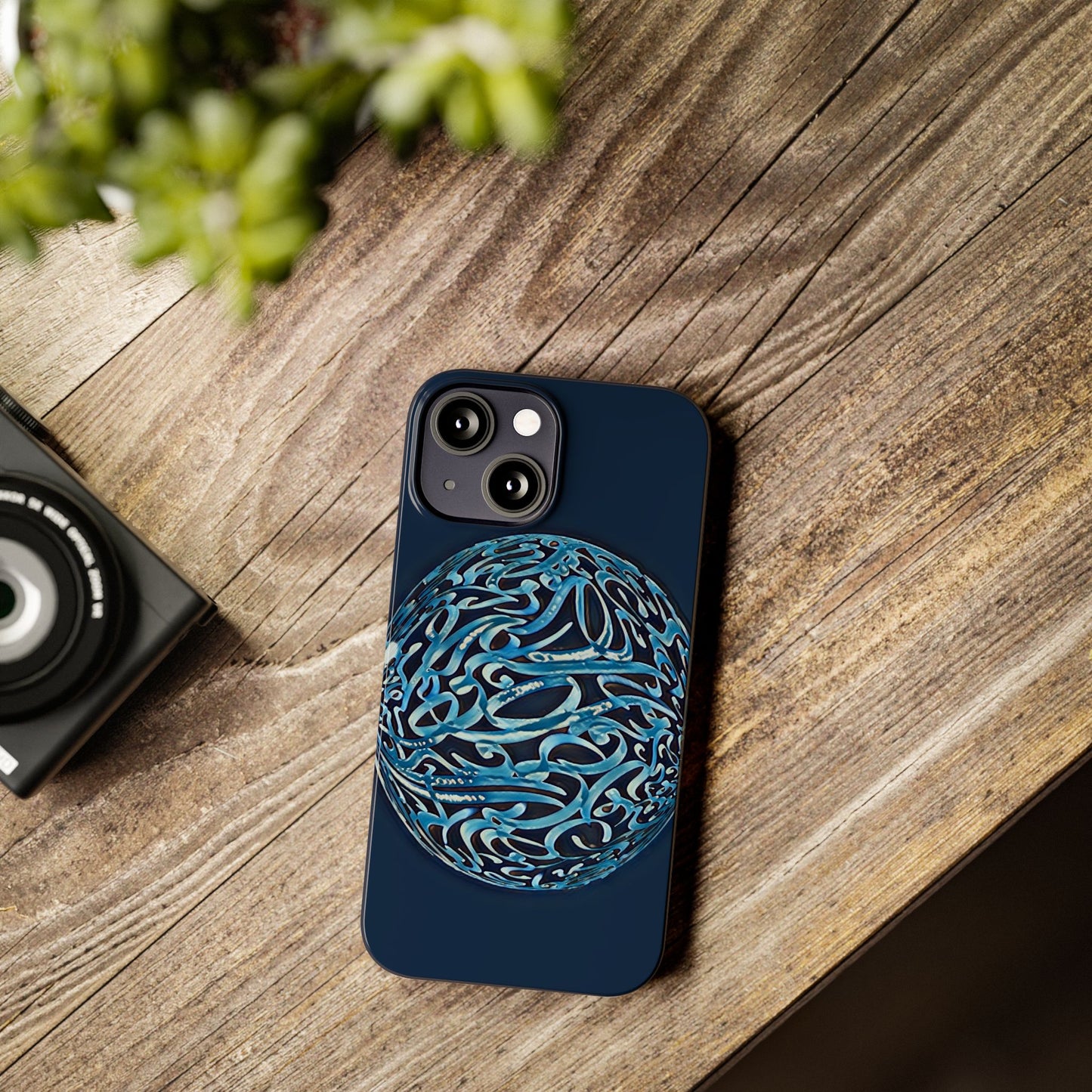 ' Modern Art Slim Phone Case -LOVE