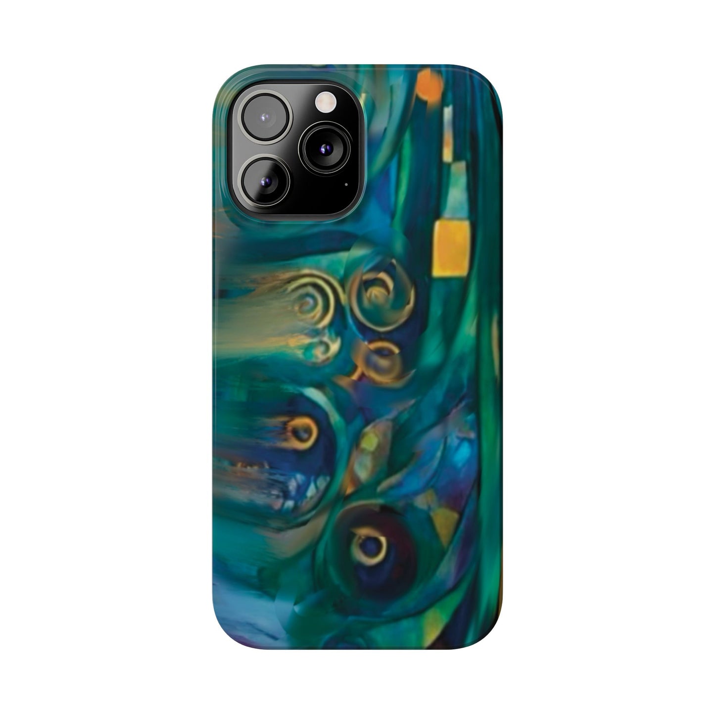 ' Modern Art Slim Phone Case -LOVE I-